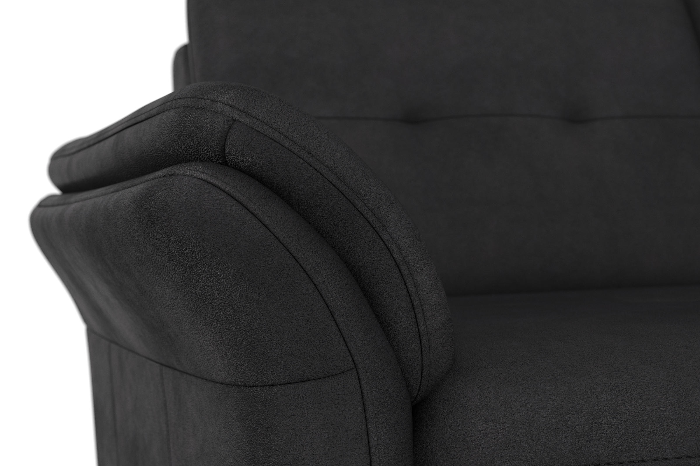 sit&more 3-Sitzer »Göteborg«, inklusive Sitztiefenverstellung und Federkern