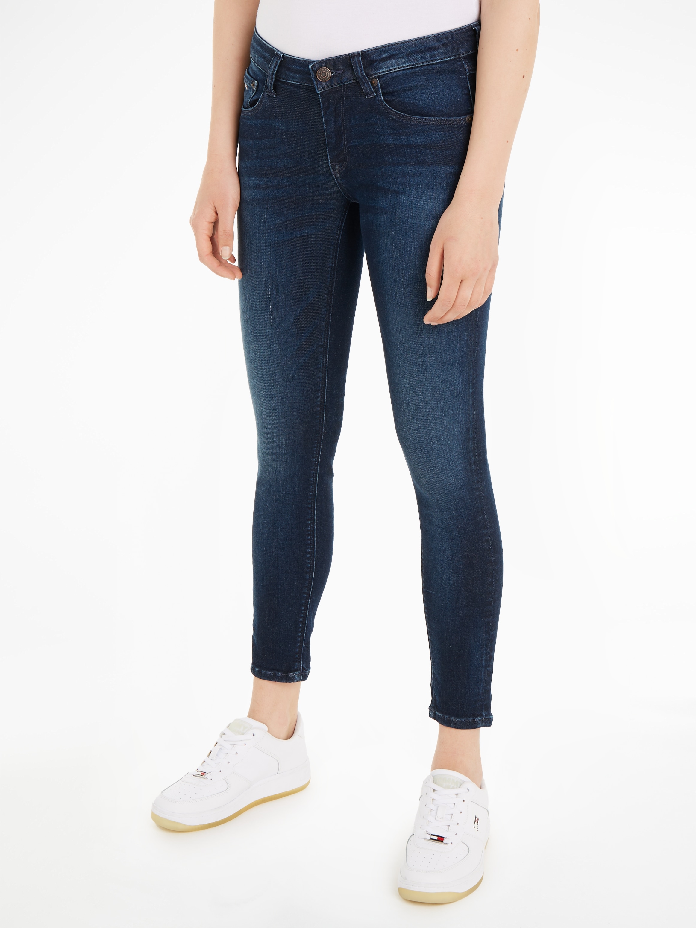 Jeans Jeans bei Bequeme Tommy OTTO mit »Scarlett«, online Ledermarkenlabel