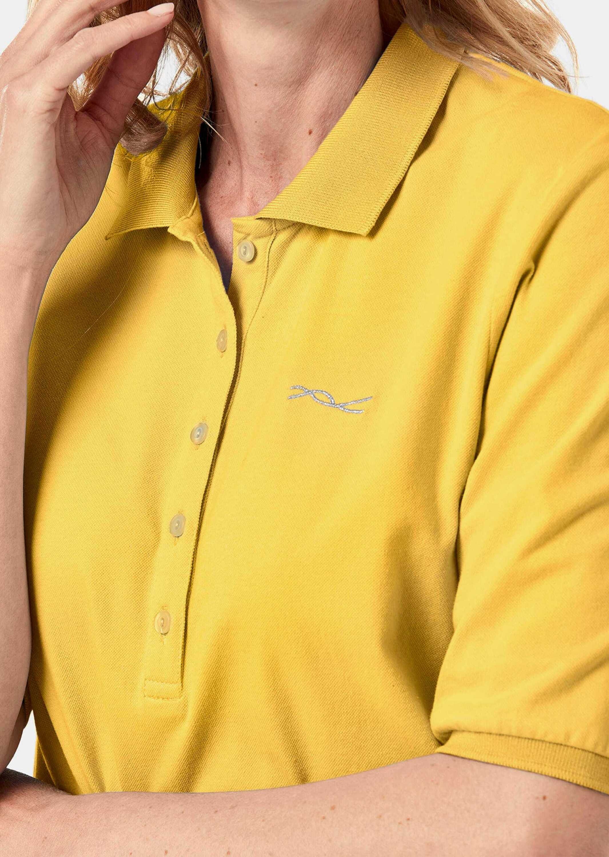 GOLDNER Poloshirt »Kurzgröße Poloshirt in hochwertiger Pikee-Qualität«