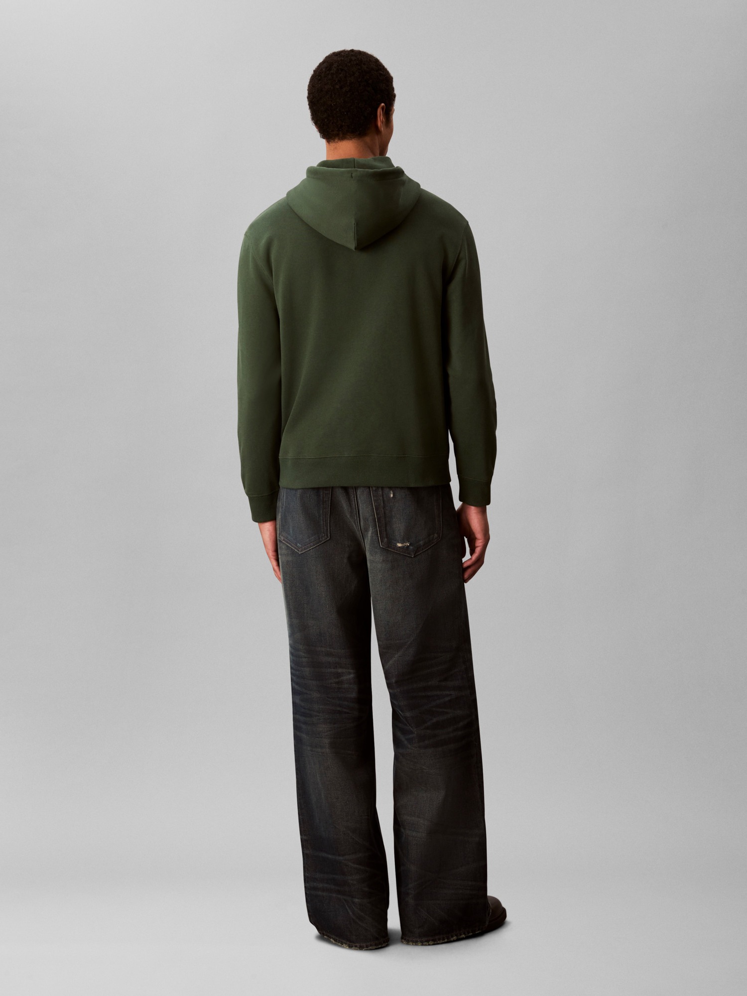Calvin Klein Jeans Sweatshirt »LS EU 350TERRY MICRO MONOLOGO HO«, Kapuze, regular fit