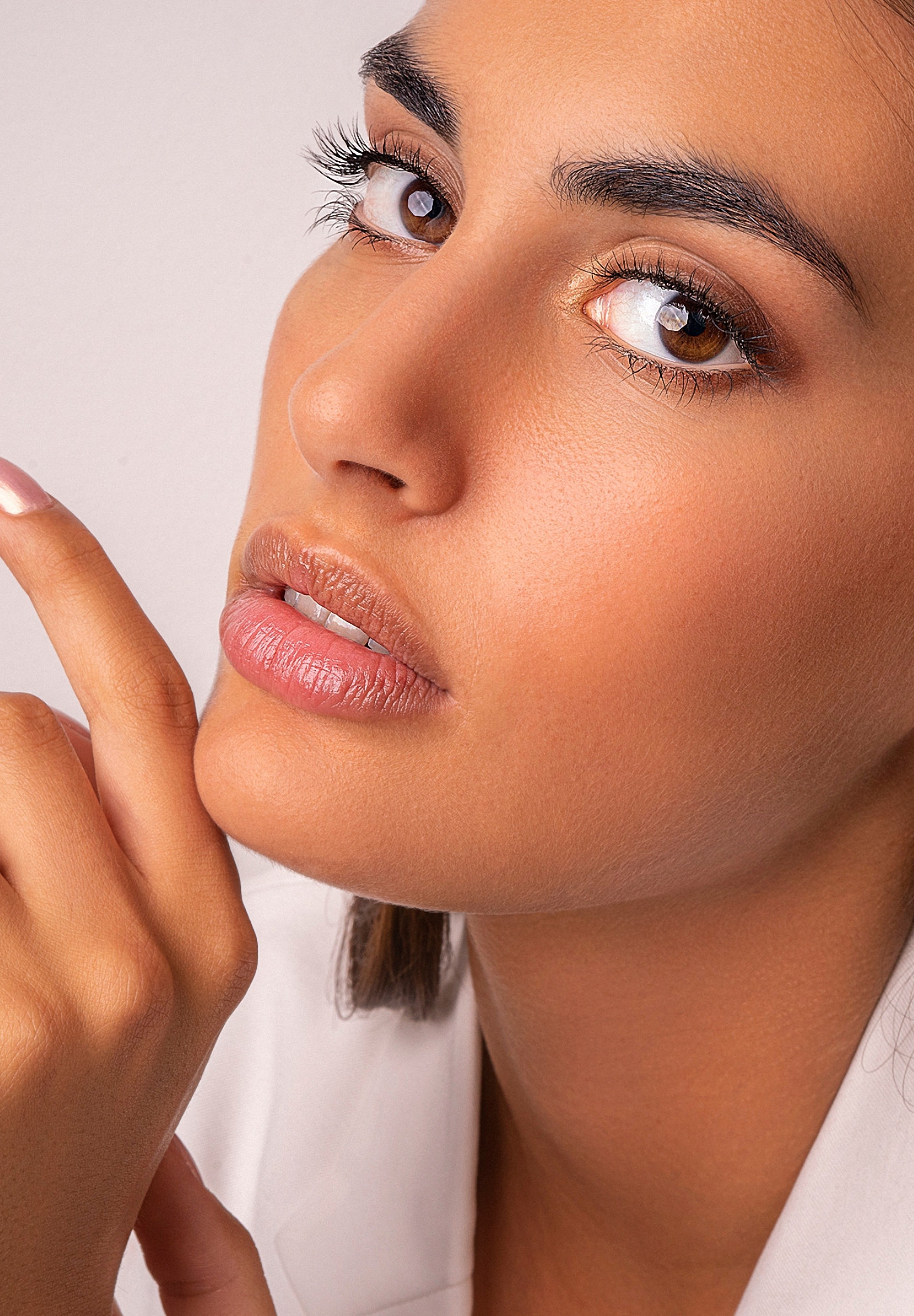 ONE ELEMENT Paar Ohrstecker »Blau Topas Zarge Ohrringe   Ohrstecker aus 333 Weißgold«