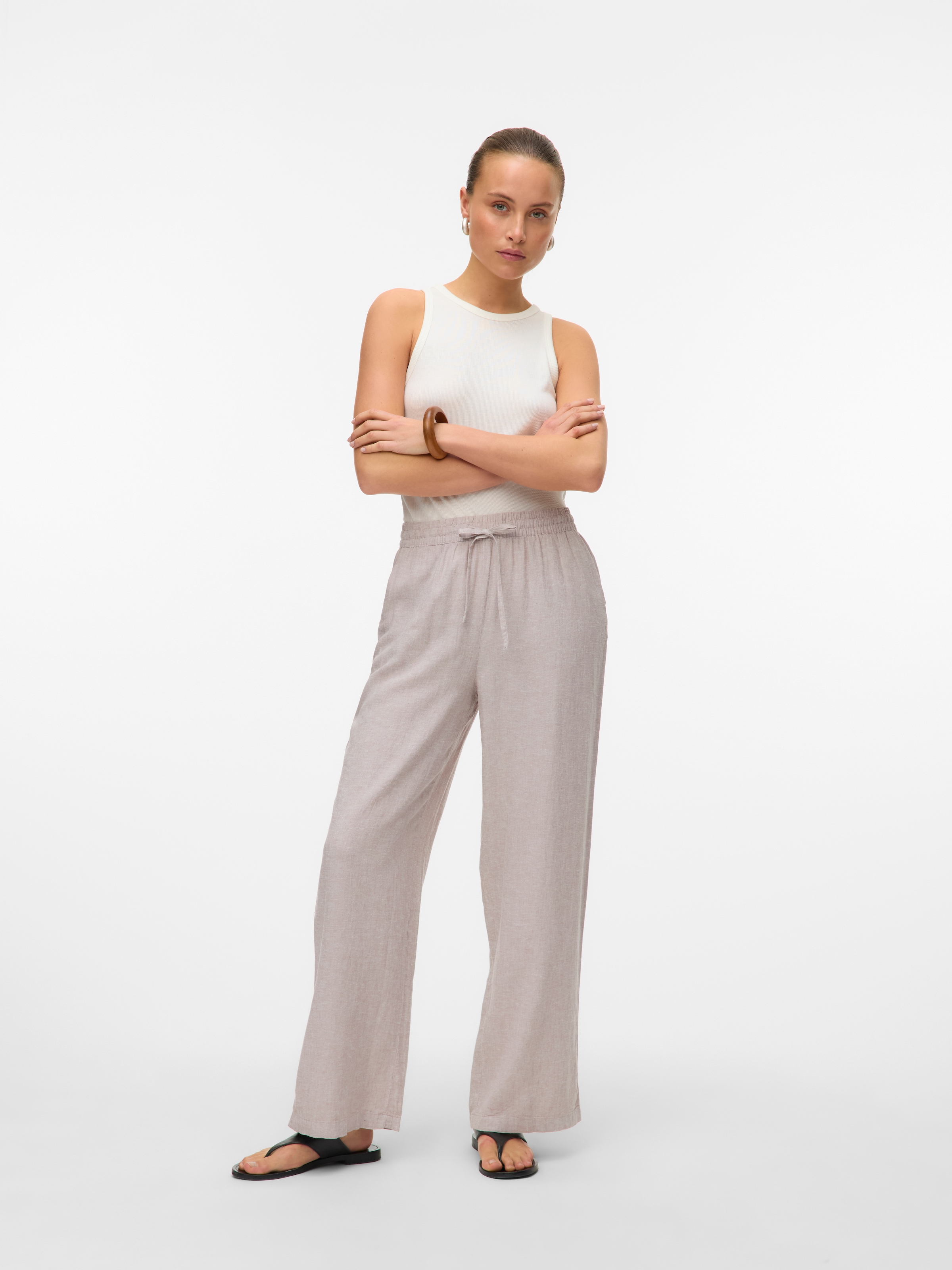 Vero Moda Schlupfhose »VMLINN LINEN PANTS WVN NOOS«