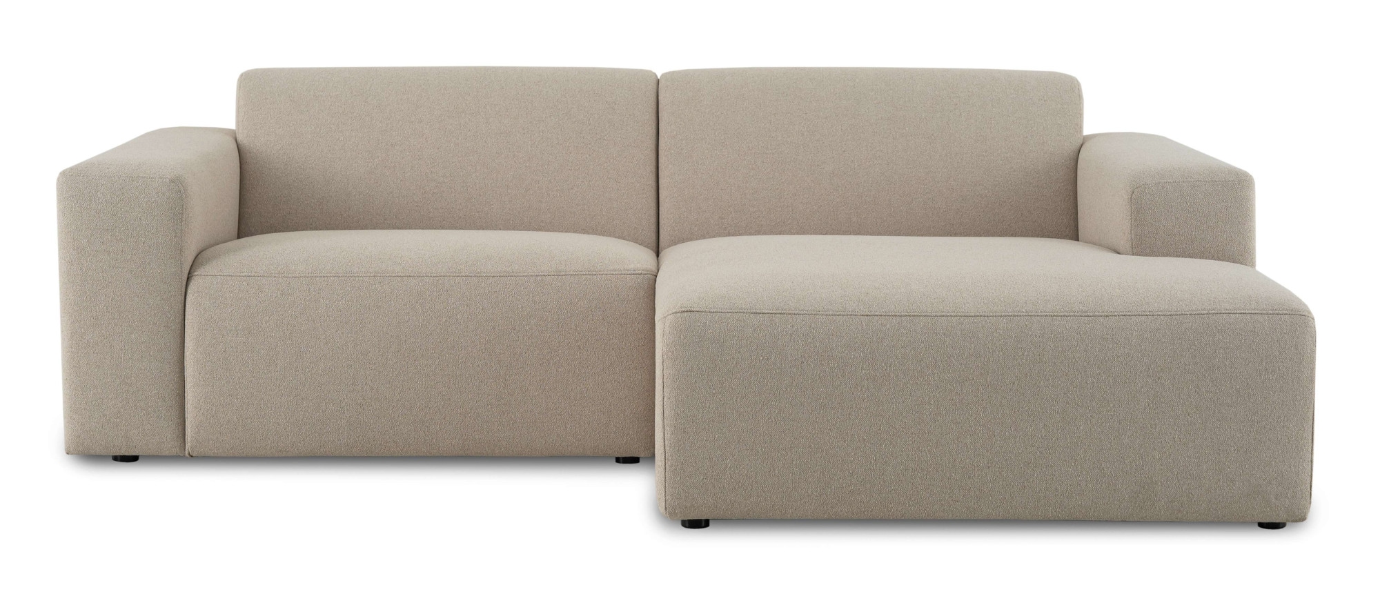 INOSIGN Ecksofa »Koa,228cm, L-Form, Modulsofa, Webstoff, Cord«, Designsofa, weicher Lounge-Sitzkomfort, Welleunterfederung, bodentief