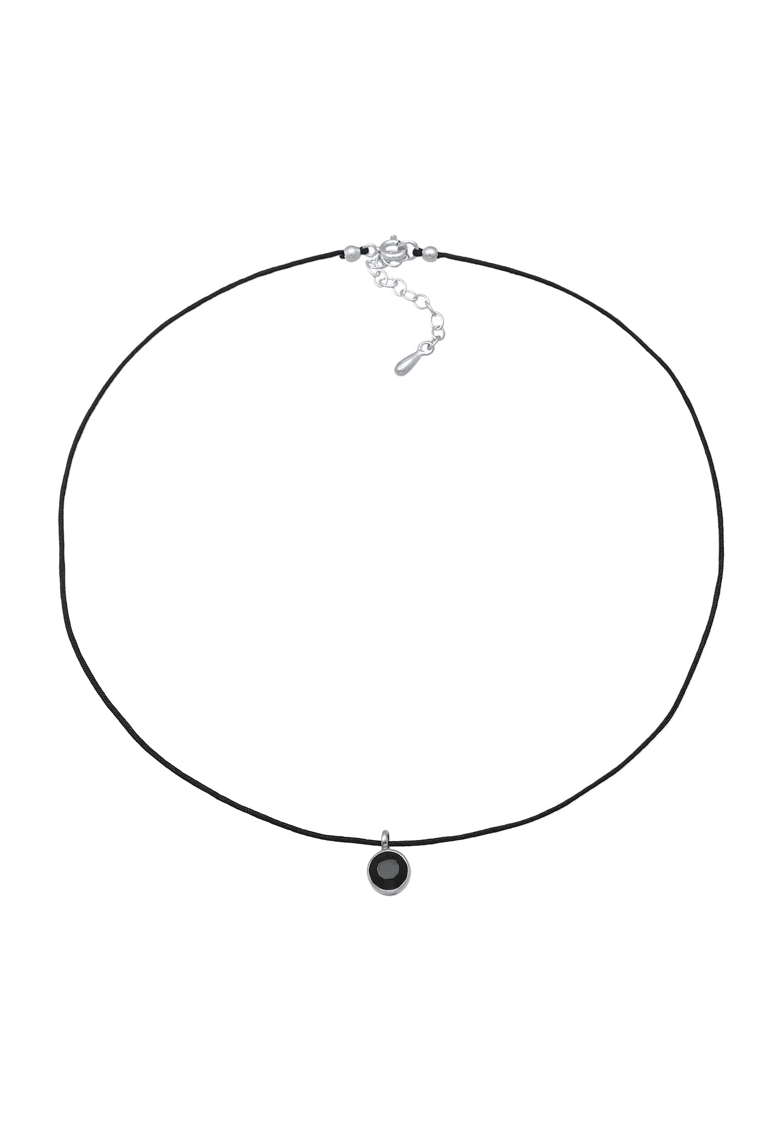 Elli Choker »Halskette Basic Choker Kristalle 925 Silber«