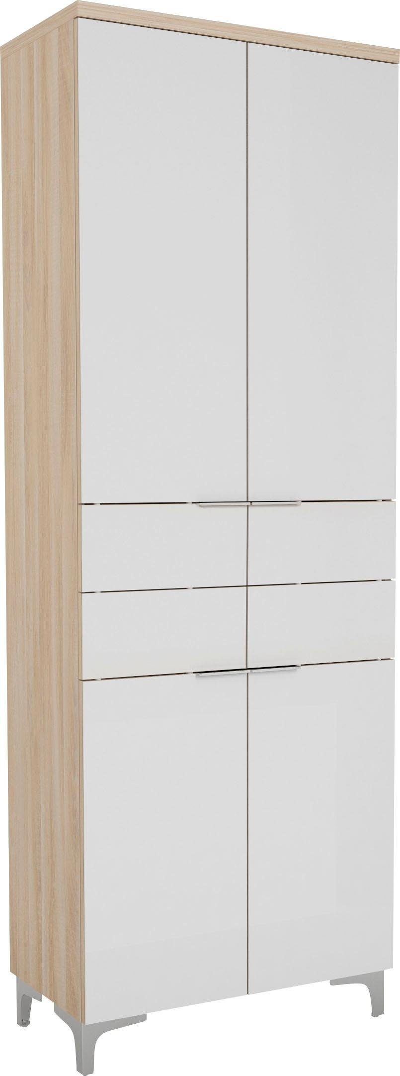 Maja Möbel Garderobenschrank »Shino«, Oberplatte in 28mm starkem Holz, Kleiderstange ausziehbar