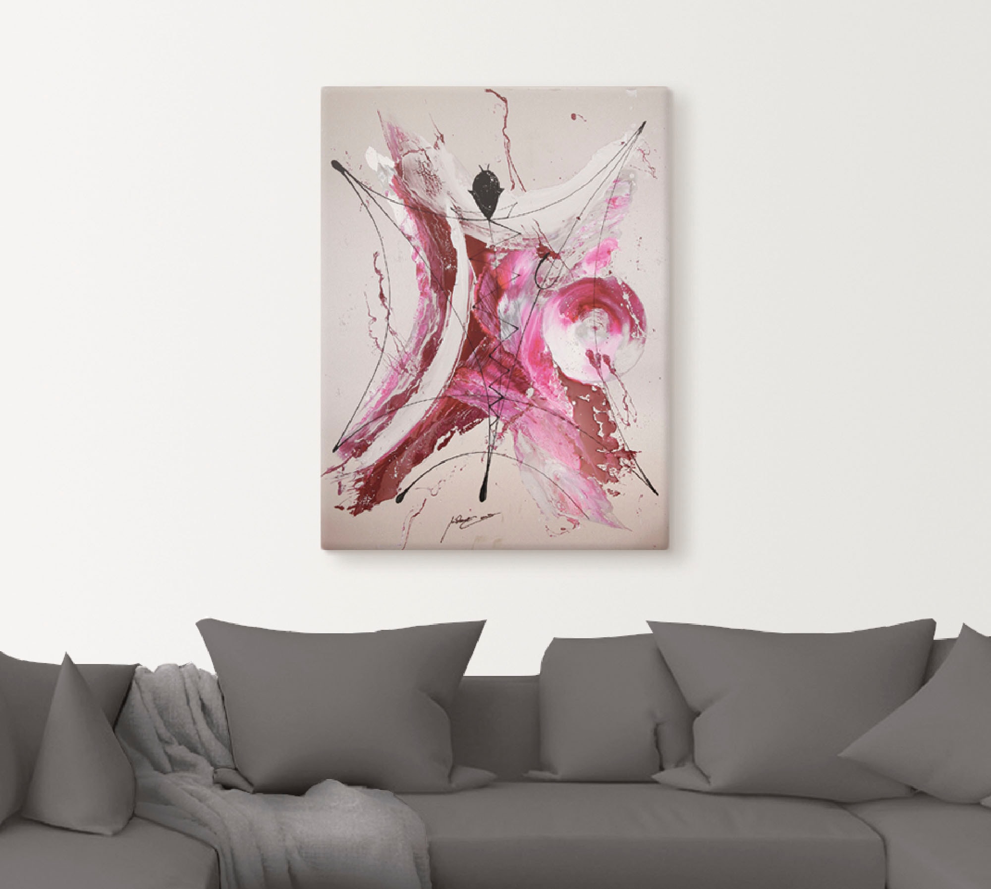 Artland Wandbild »Mephisto I«, Gegenstandslos, (1 St.), als Leinwandbild, Poster in verschied. Größen