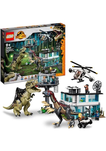 Konstruktionsspielsteine »Giganotosaurus & Therizinosaurus Angriff (76949), LEGO®...