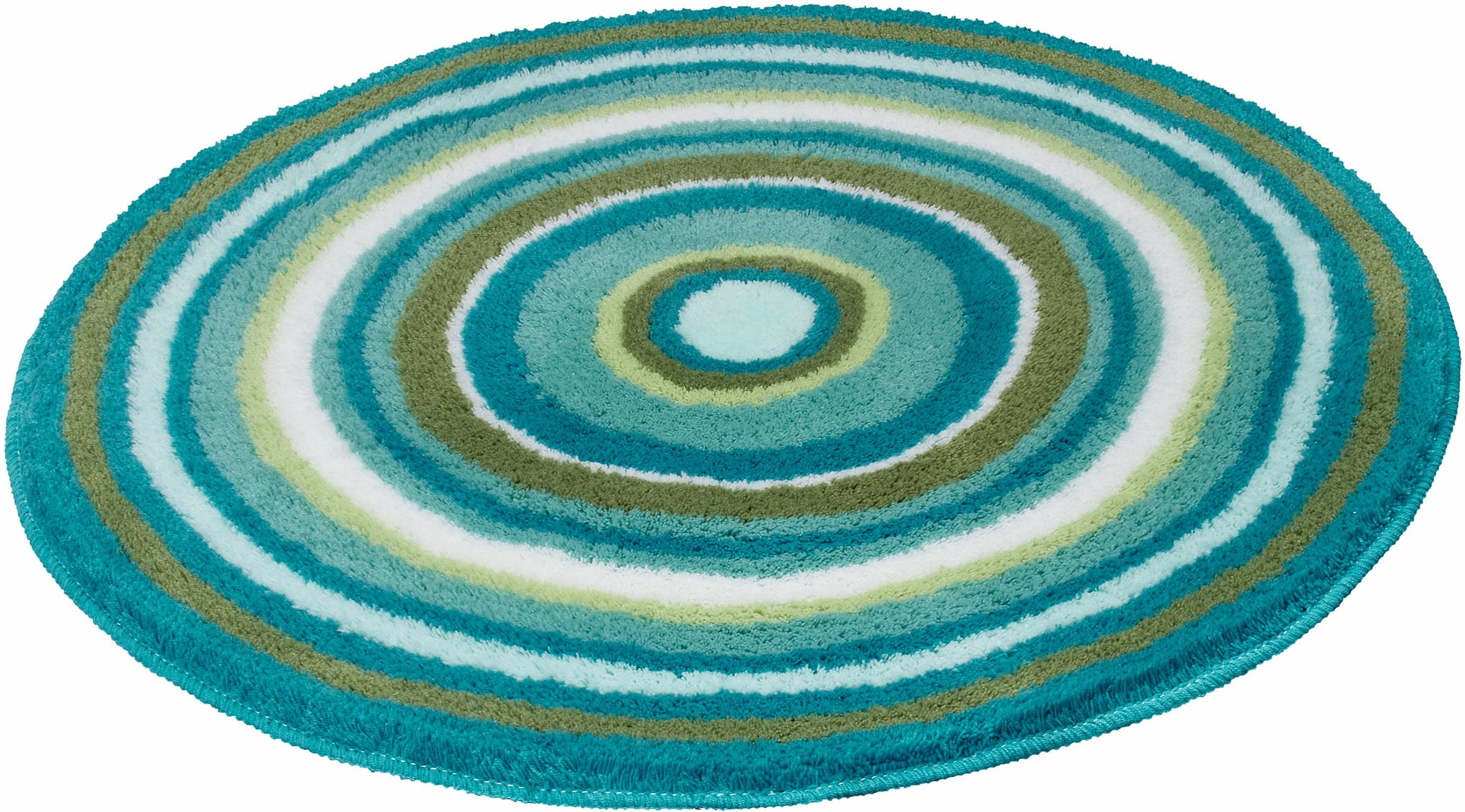 Kleine Wolke Badematte »Mandala«, rutschhemmend beschichtet, fußbodenheizungsgeeignet, Badteppich, modernes Design, gestreift, waschbar