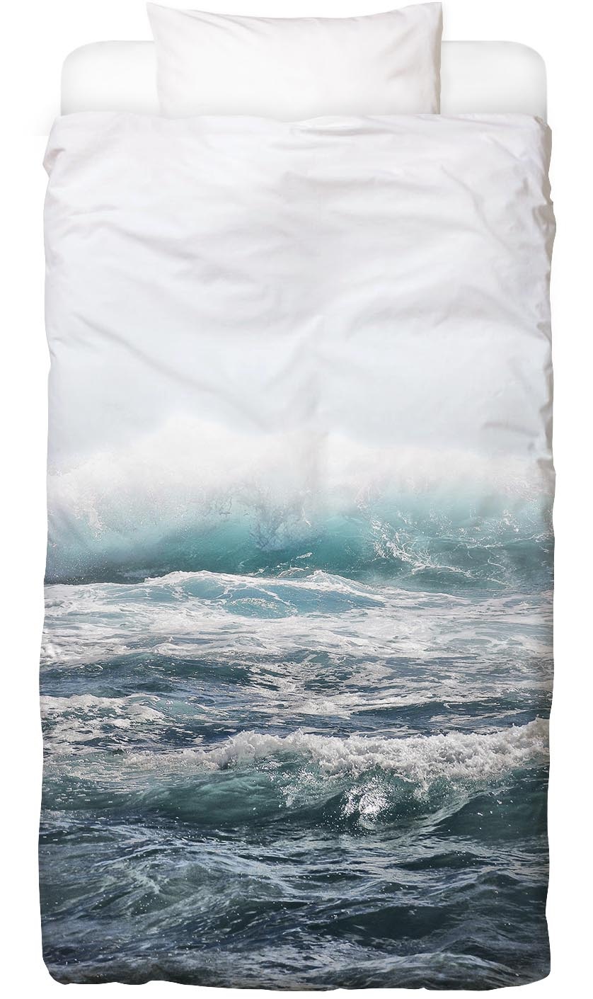 Juniqe Bettwäsche »Big Splash Hawaii«, In vielen weiteren Designs erhältlich