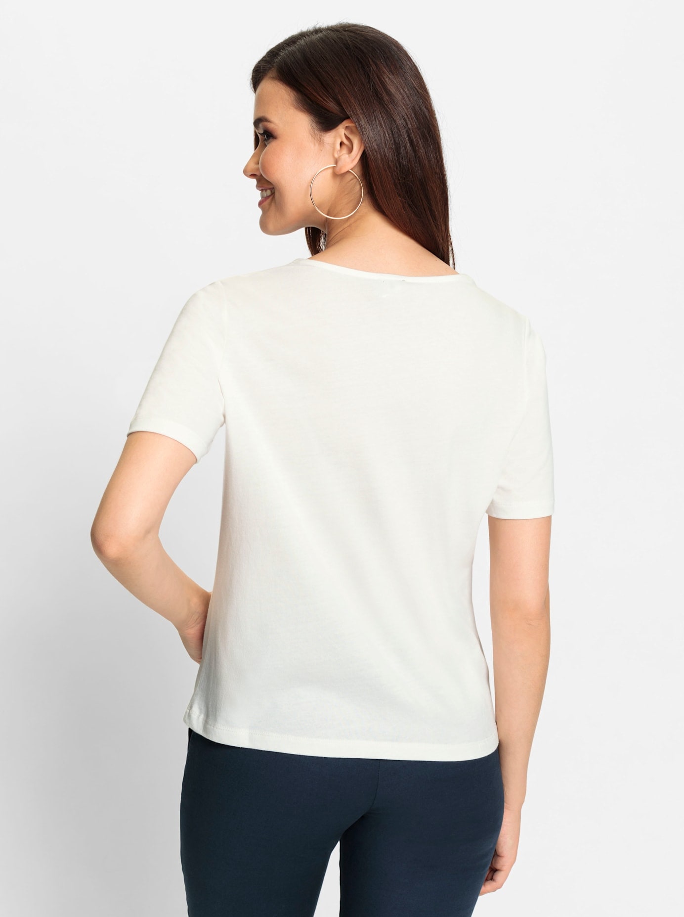Lady Kurzarmshirt »Shirt«, (1 tlg.)