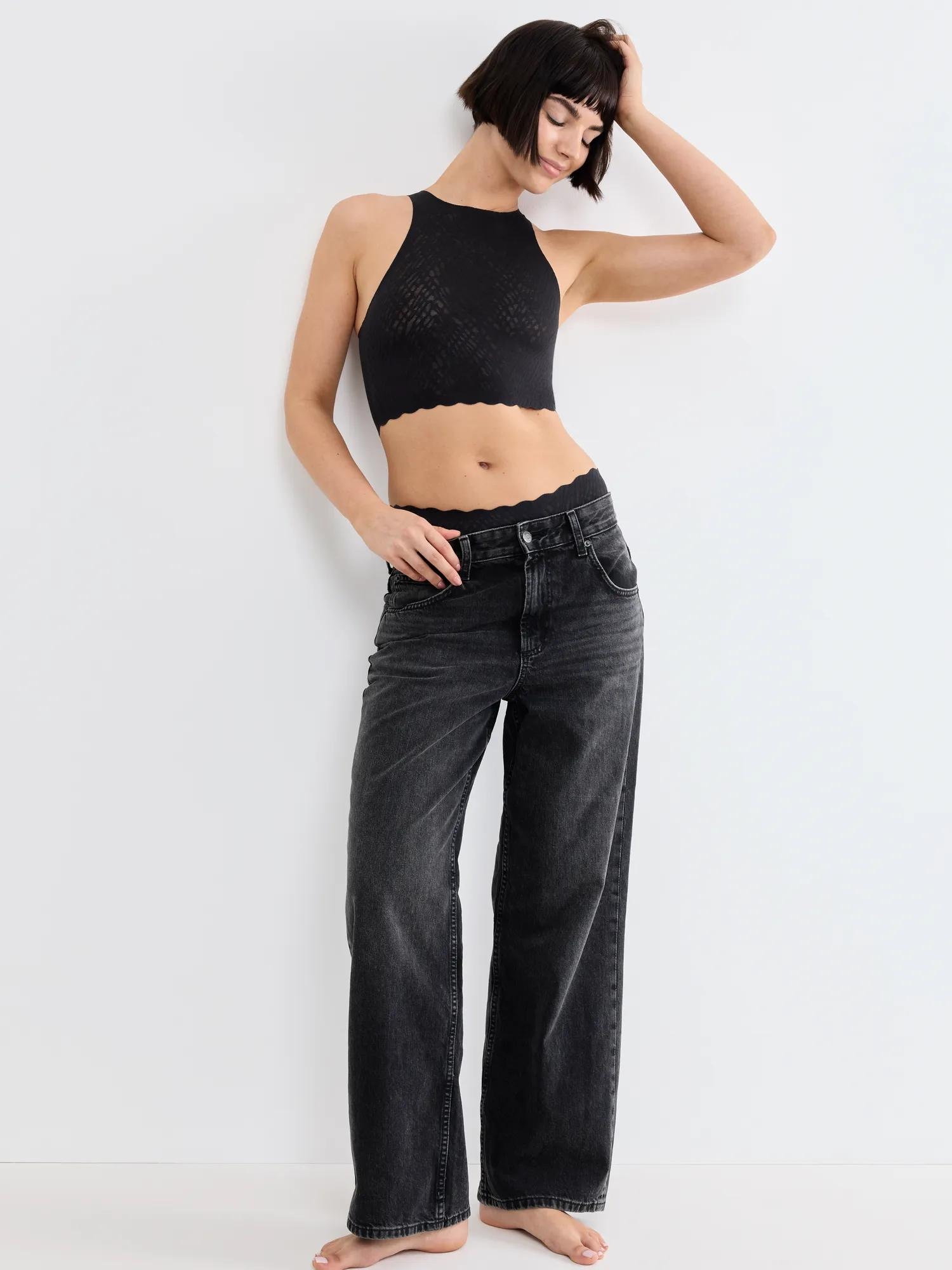 sloggi Crop-Top »ZERO Feel Bliss« nahtlos mit Spitzenoptik