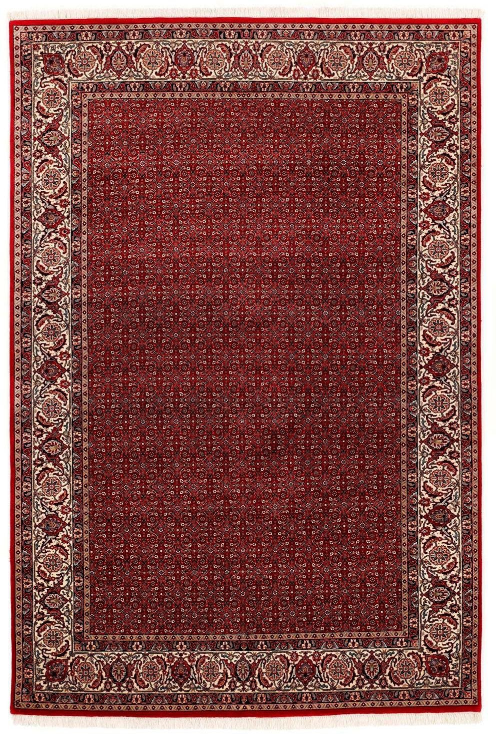 OCI DIE TEPPICHMARKE Orientteppich »Sultan Herati«, rechteckig, hochwertig handgeknüpft, mit Fransen, Wohnzimmer
