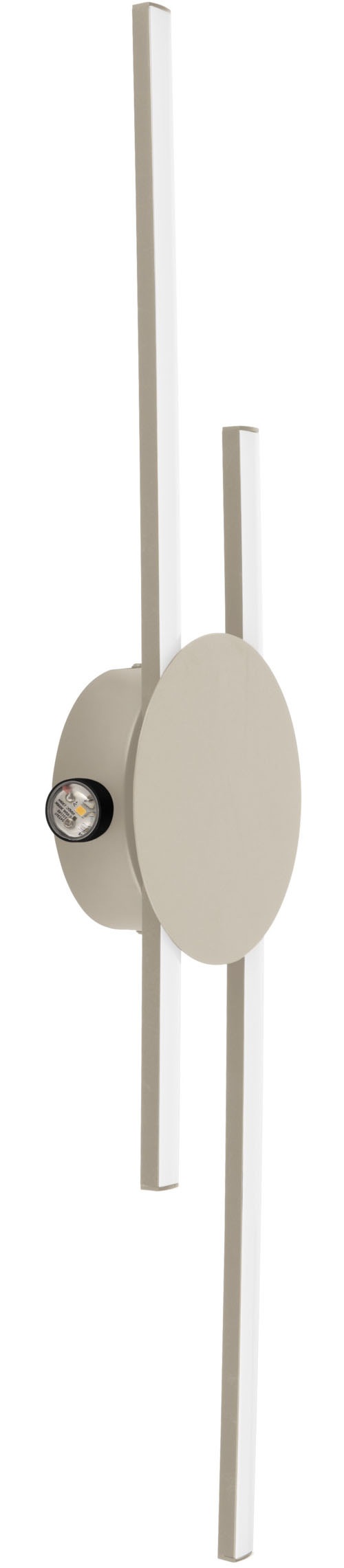 EGLO Deckenleuchte »VENTICELLO Deckenlampe - Alu - LED;LED - 20W;0,91W - IP20« LED-Modul 1 Stk. Warmweiß Wohzimmerlampe, Esszimmerlampe, Flur, Schlafzimmer, L75 x B20 x H5,5cm