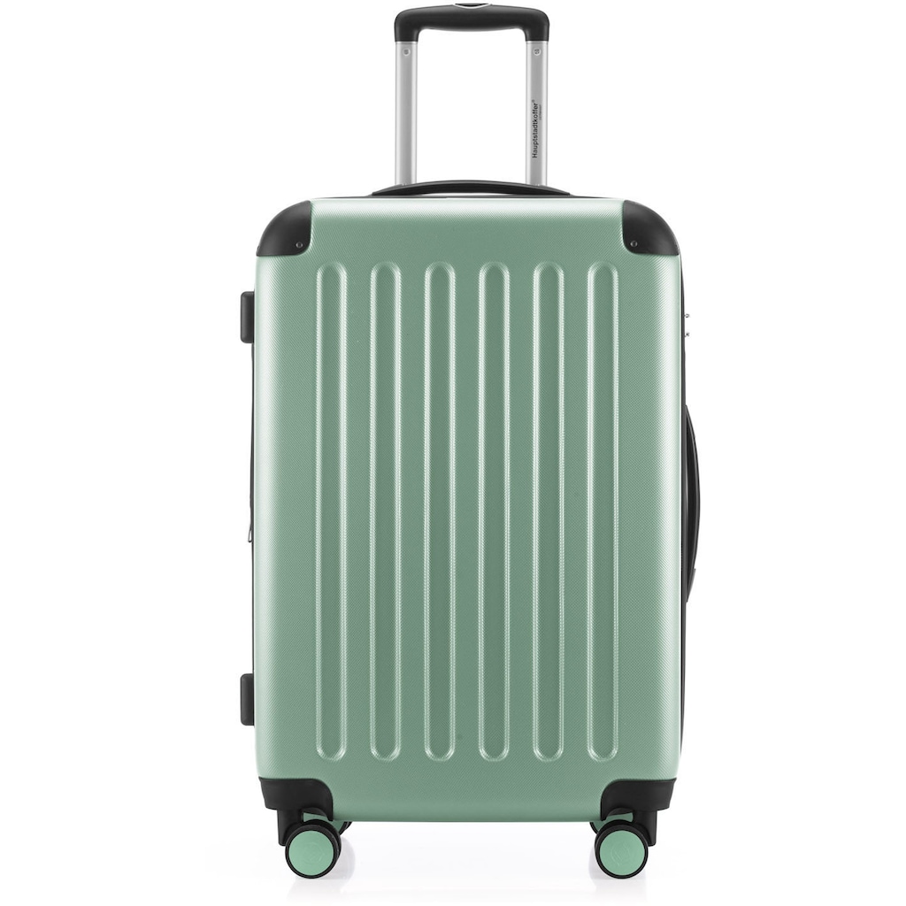 Hauptstadtkoffer Hartschalen-Trolley »Spree, 65 cm, mint«, 4 Rollen