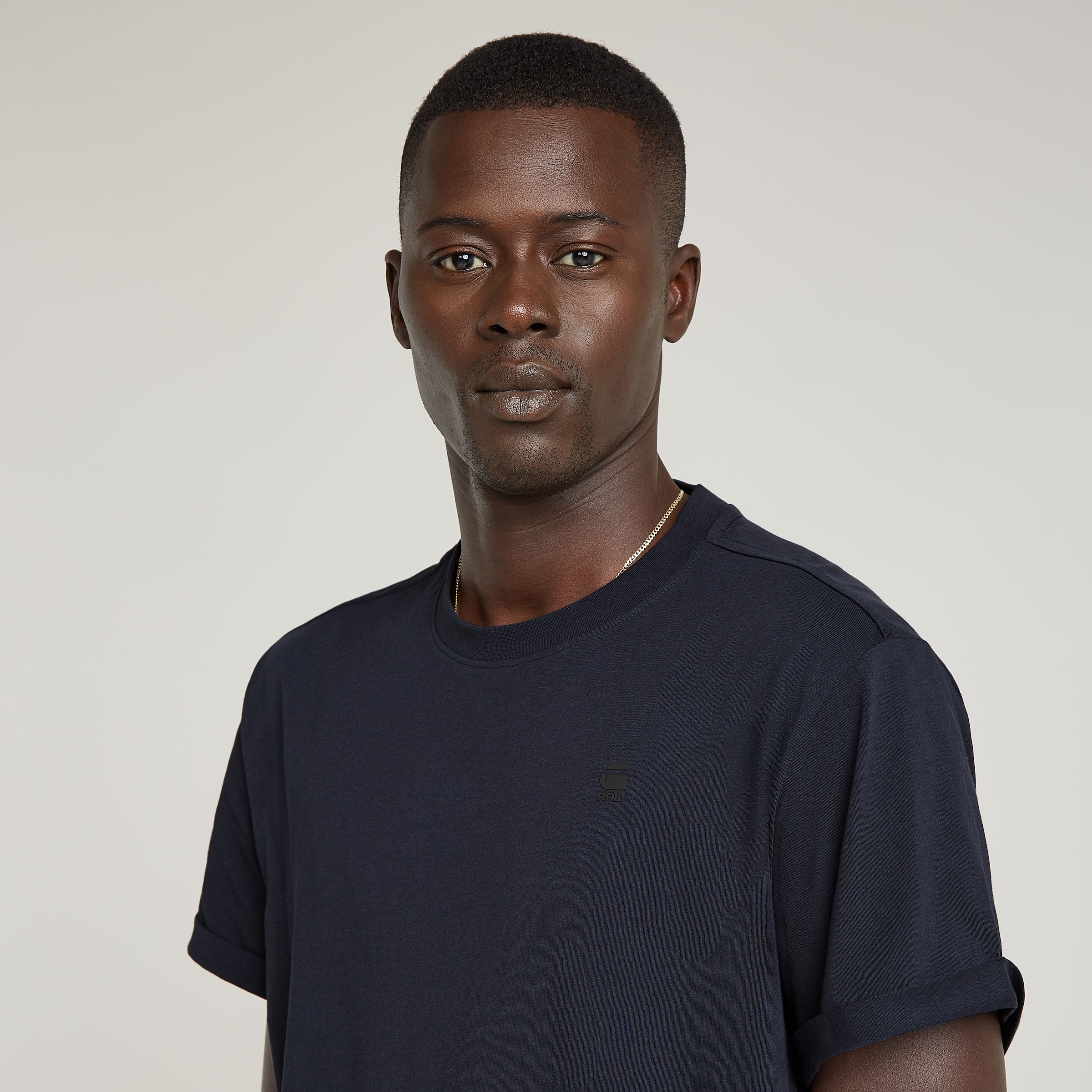 G-STAR Kurzarmshirt »Lash« Rundhals, Logoapplikation