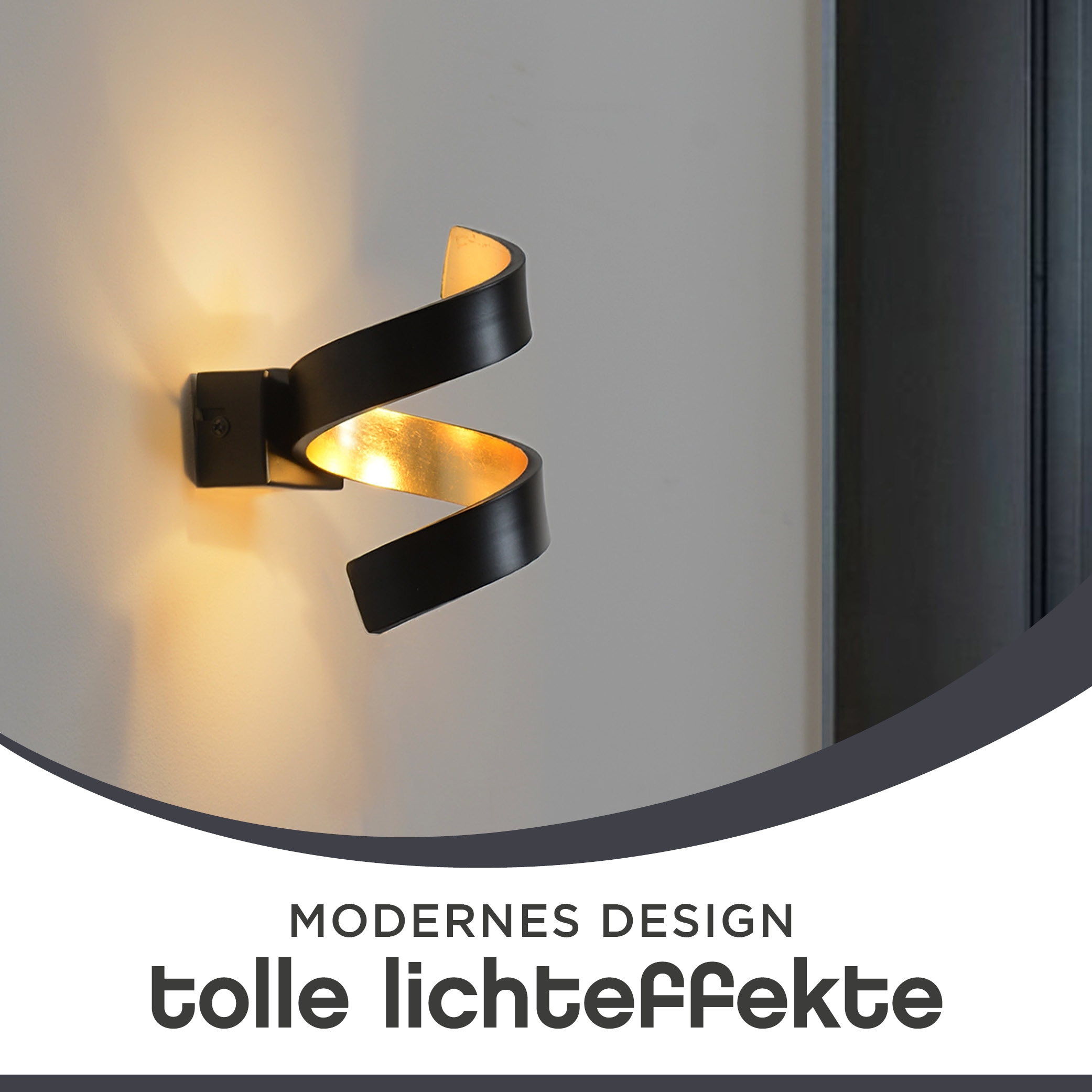 ECO-LIGHT LED Wandleuchte »HELIX«, Leuchtmittel LED-Modul | LED fest integriert