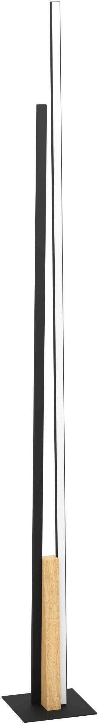 EGLO Stehlampe »PANAGRIA«, Stehleuchte in schwarz und braun aus Alu, Stahl,  Holz kaufen bei OTTO
