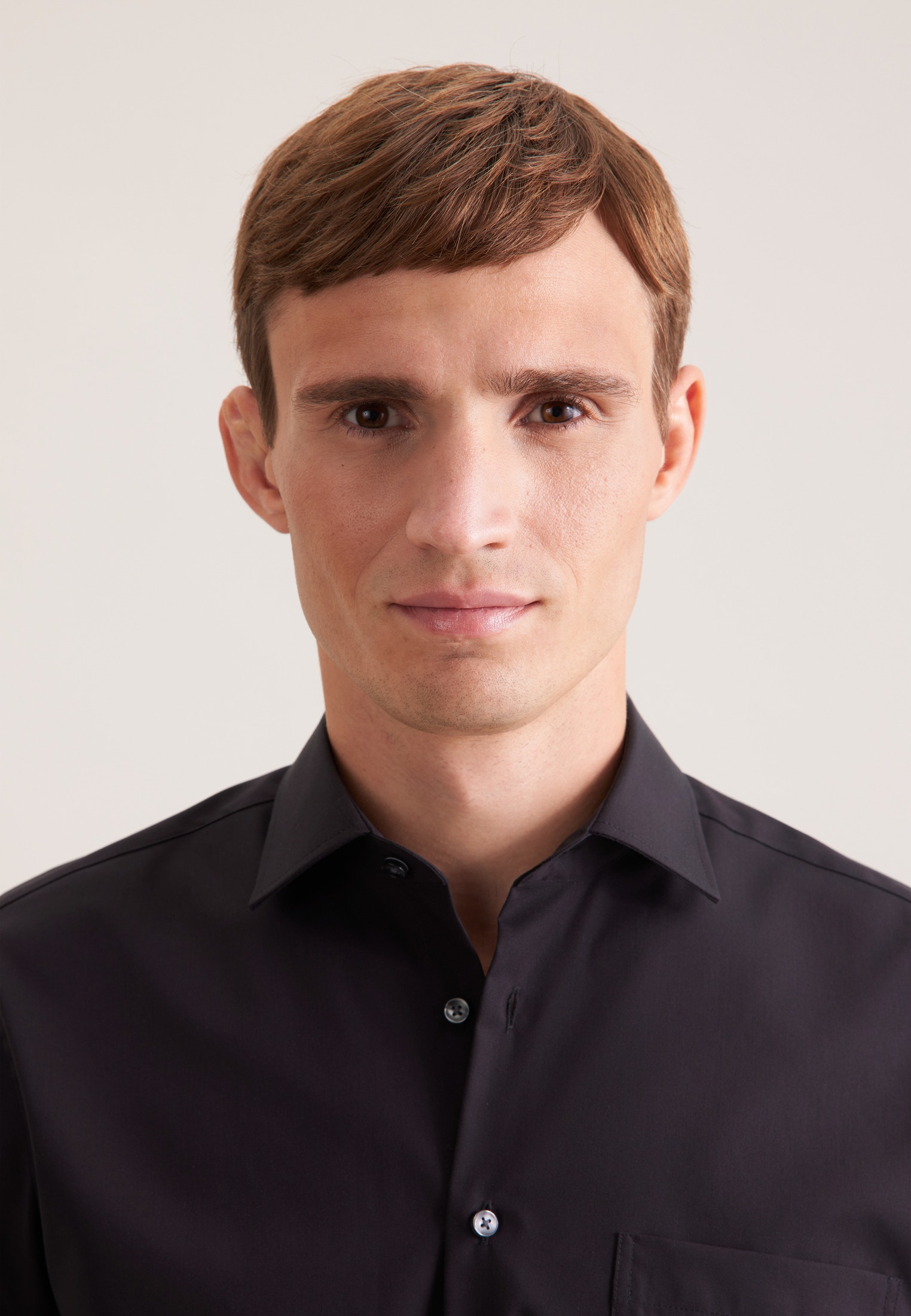 seidensticker Businesshemd »Schwarze Rose« Regular 1/1 Kentkragen Uni