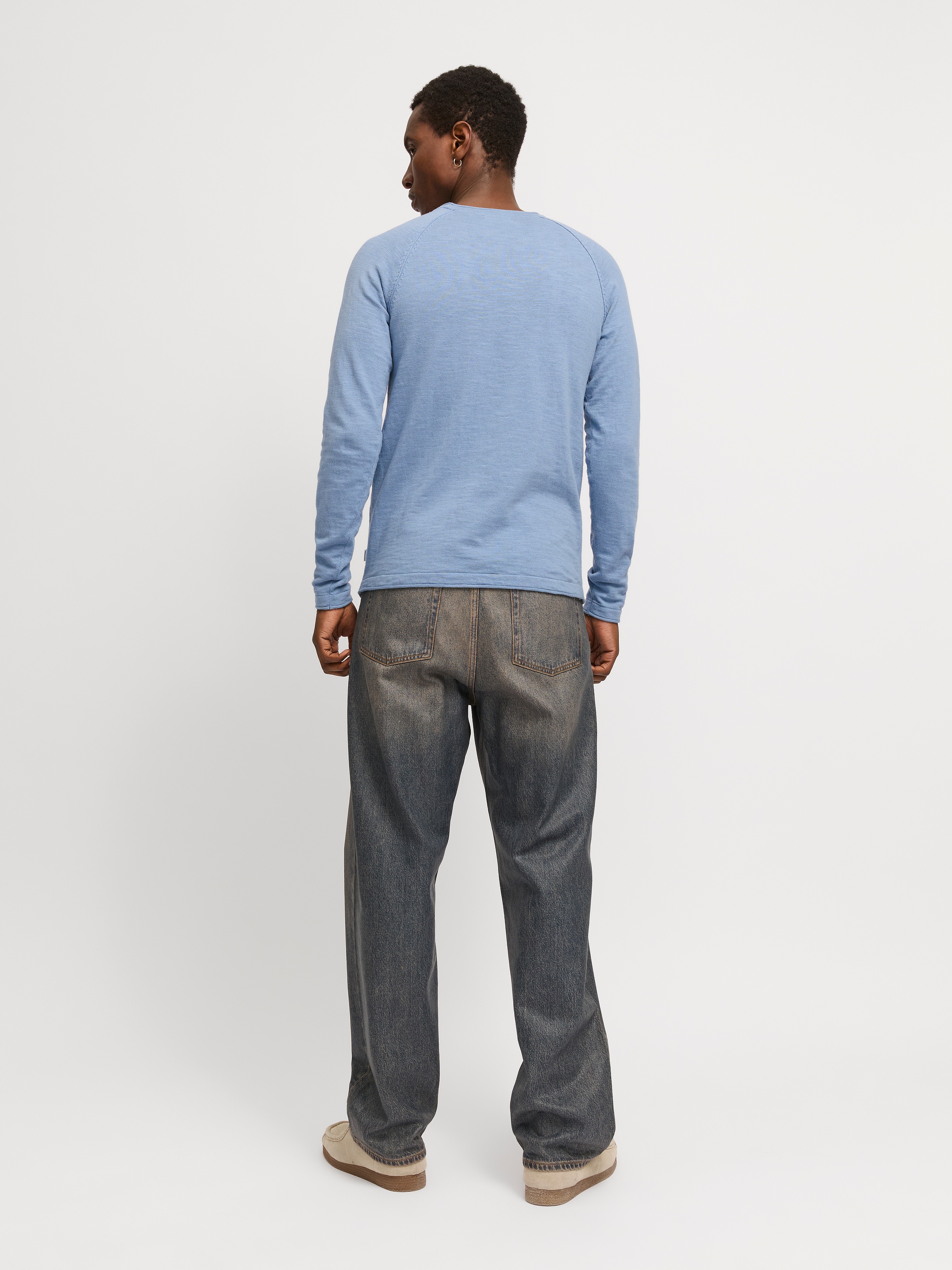 Jack & Jones Rundhalspullover »JJEBREEZE KNIT CREW NECK SN«, mit Rundhalsausschnitt
