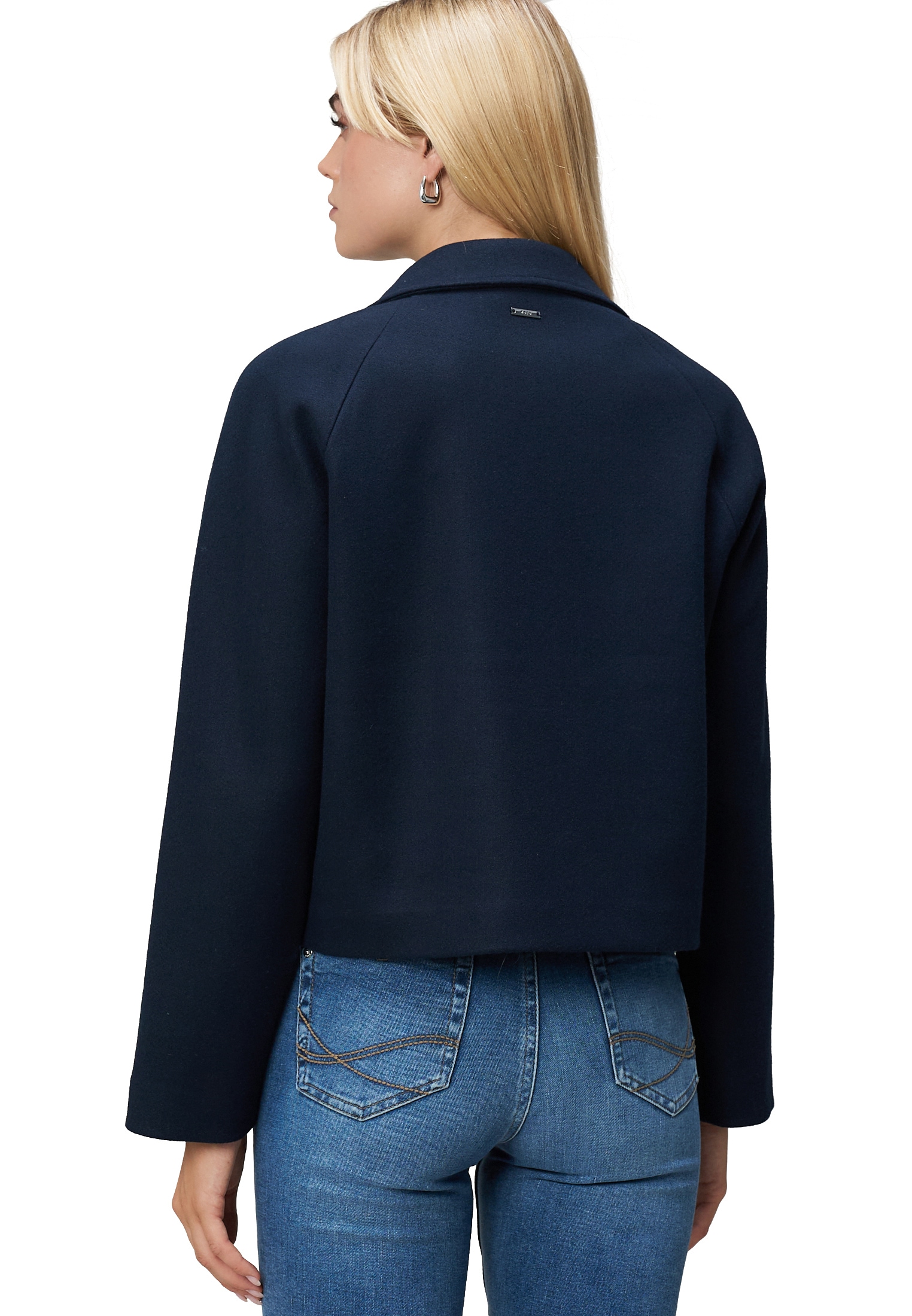 Zero Outdoorjacke »Jacke in Wolloptik«