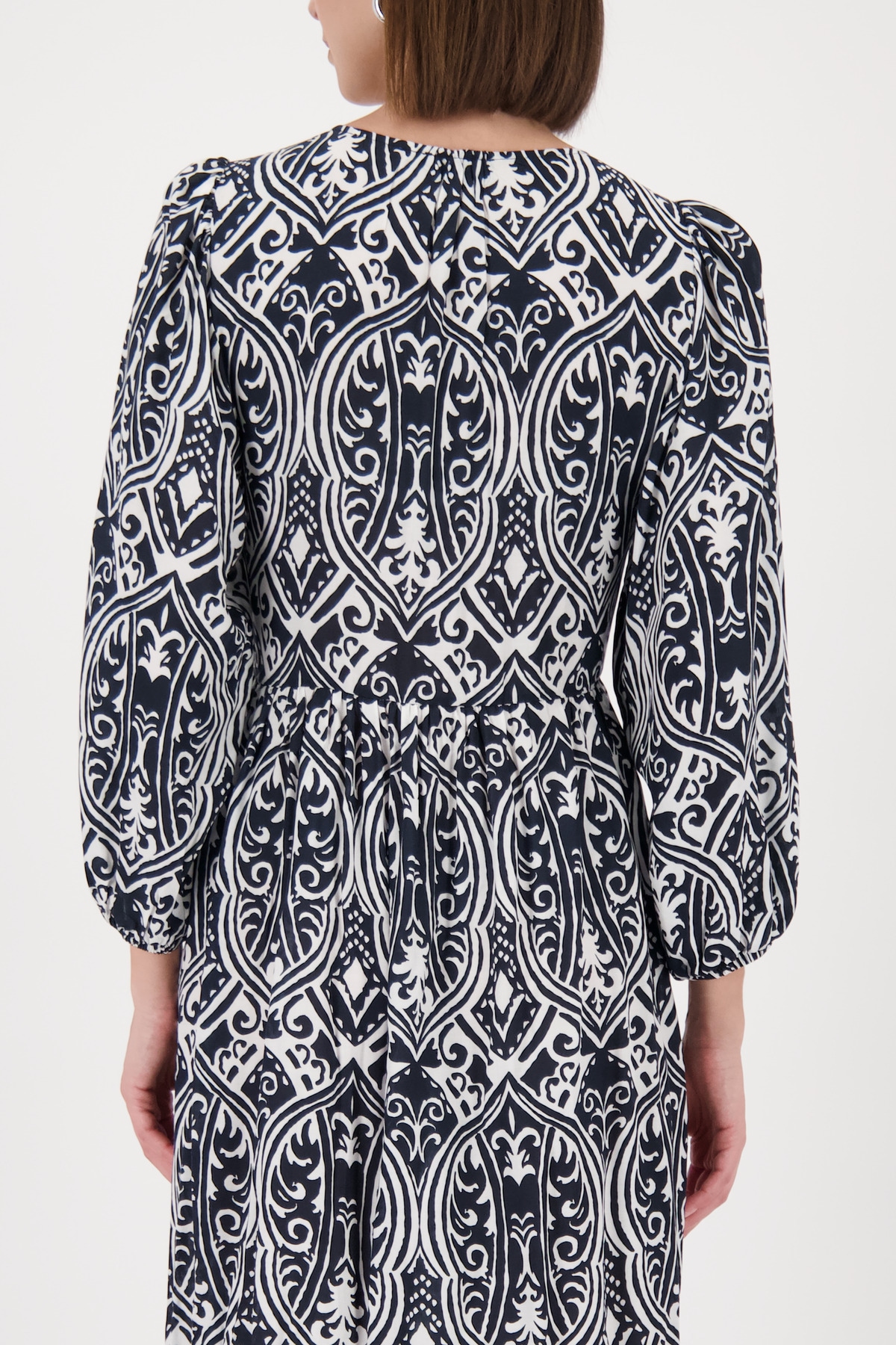 Monari Maxikleid Ohne Tasche Regular fit mit V-Ausschnitt