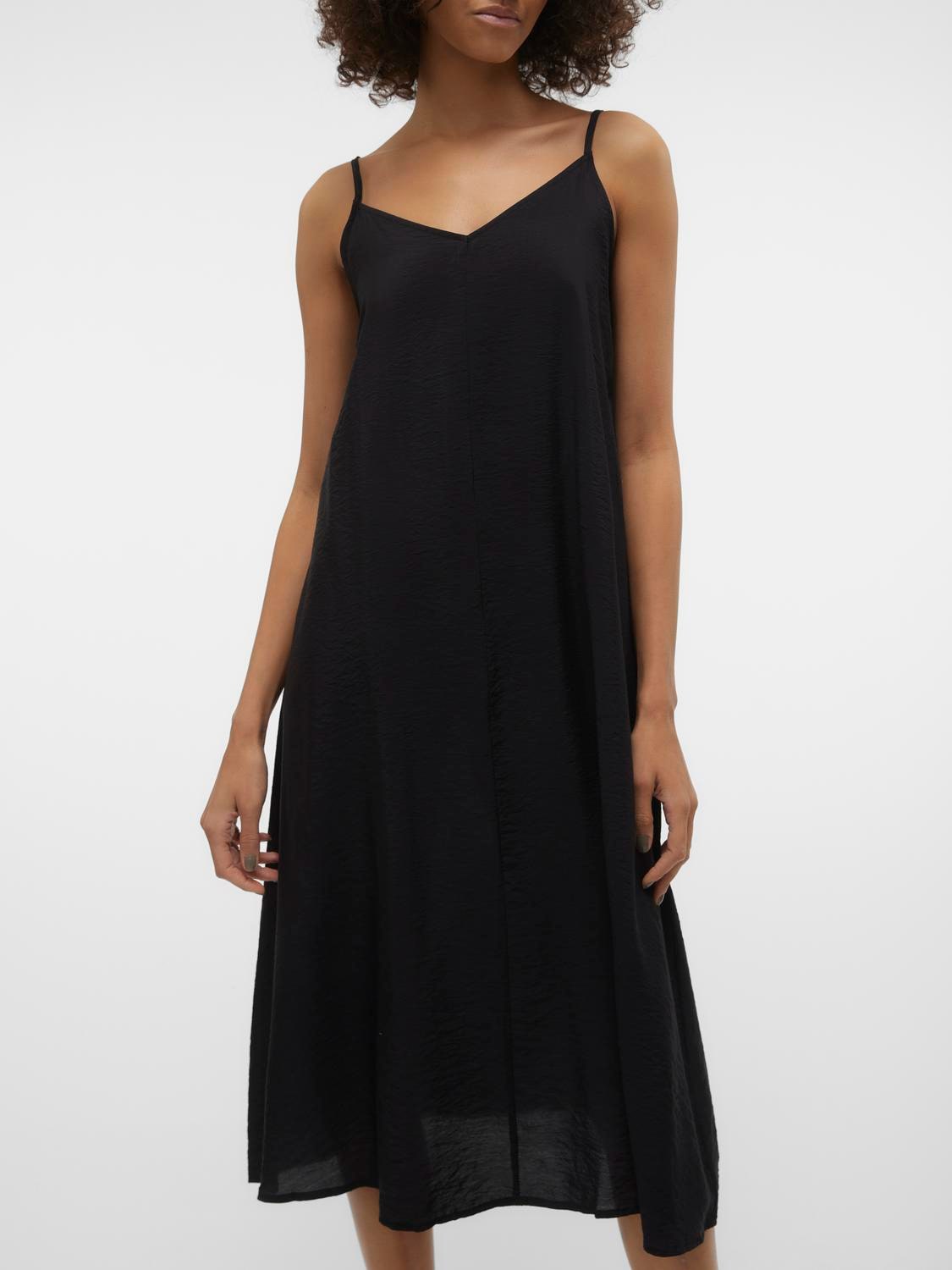 Vero Moda Spaghettikleid »VMJOSIE CALF SINGLET DRESS WVN GA NOOS«