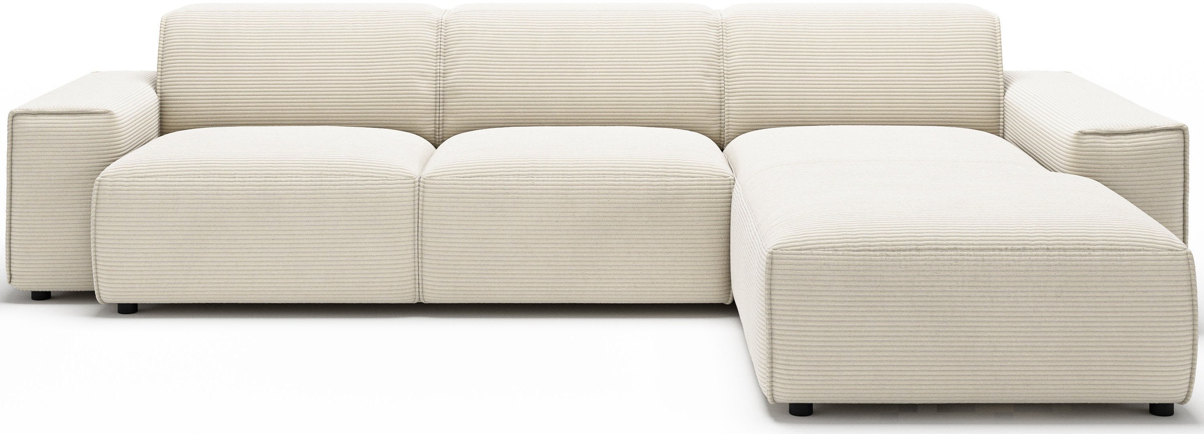 andas Ecksofa »Glimminge auch in Breitcord, Feincord, Bouclé + Easy care-Bezug«, L-Form, Breite 294, Zierkissen