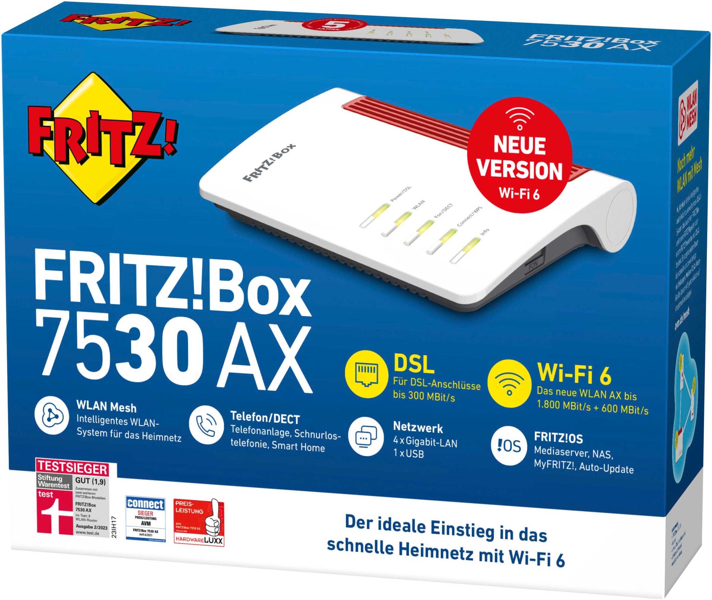 AVM WLAN-Router »FRITZ!Box 7530 AX«