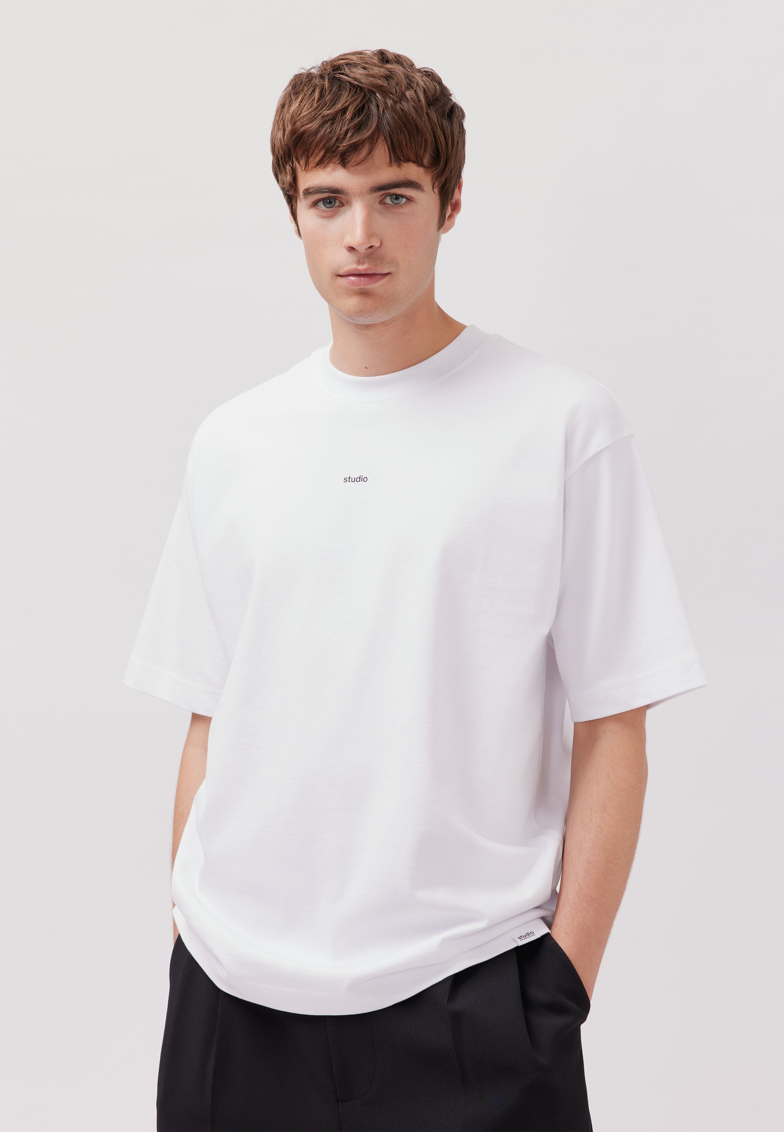 studio seidensticker T-Shirt »Studio«, 1/2 Rundhals Uni