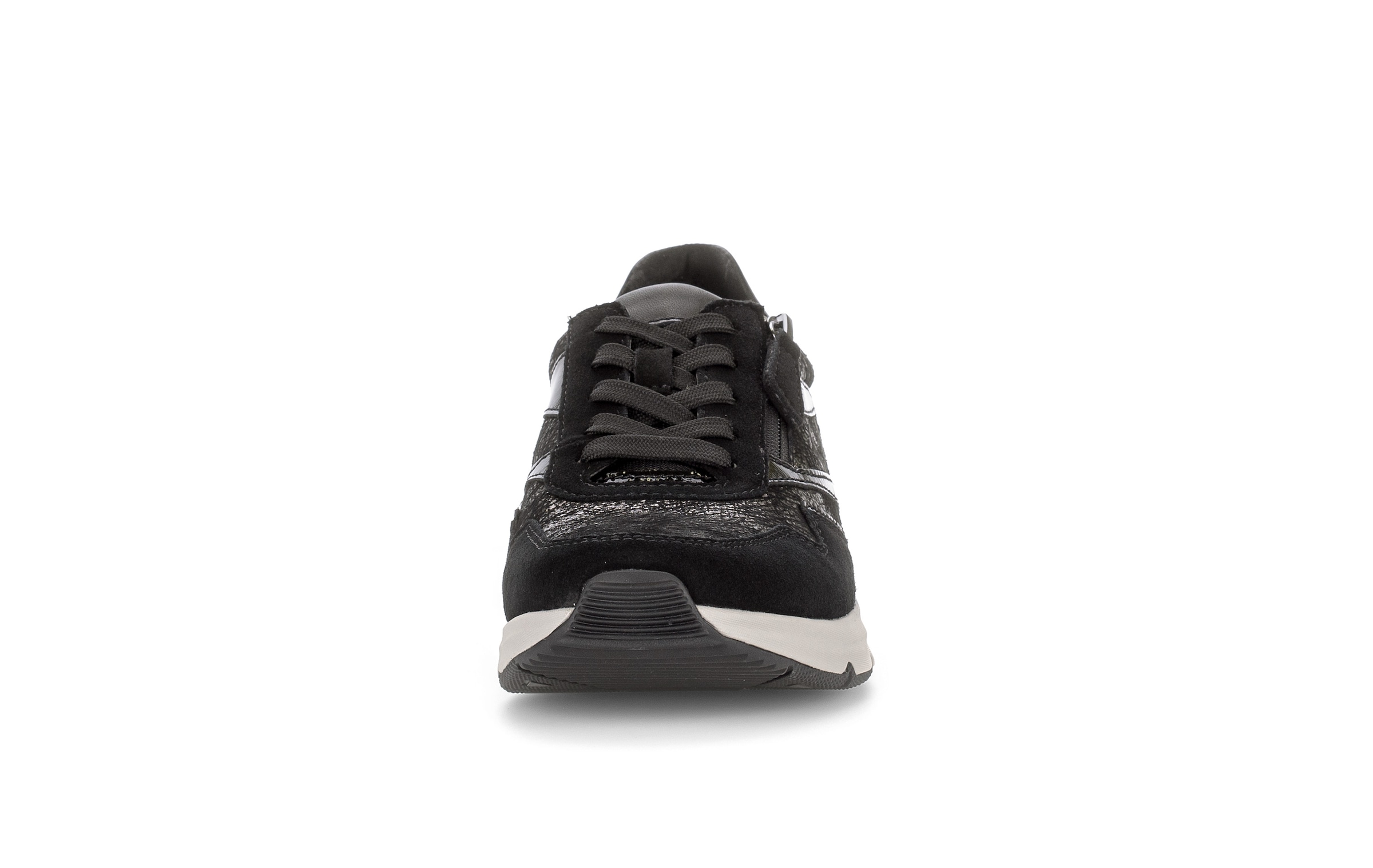 rollingsoft Keilsneaker  Schnürschuh, Halbschuh, Freizeitschuh mit Außenreißverschluss
