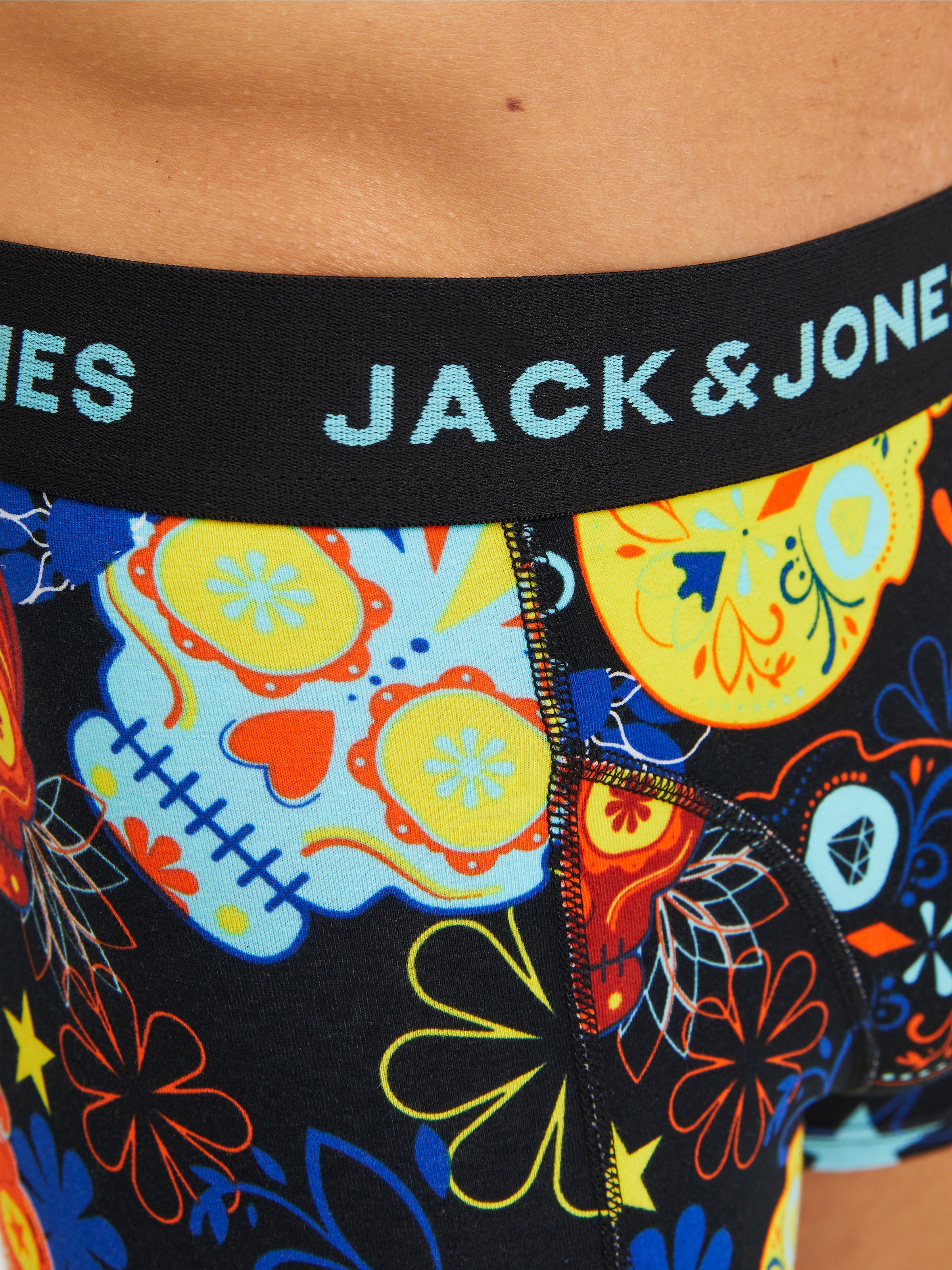 Jack & Jones Boxershorts »JACSUGAR SKULL TRUNKS 3 PACK. NOOS« Packung, 3 Stk.