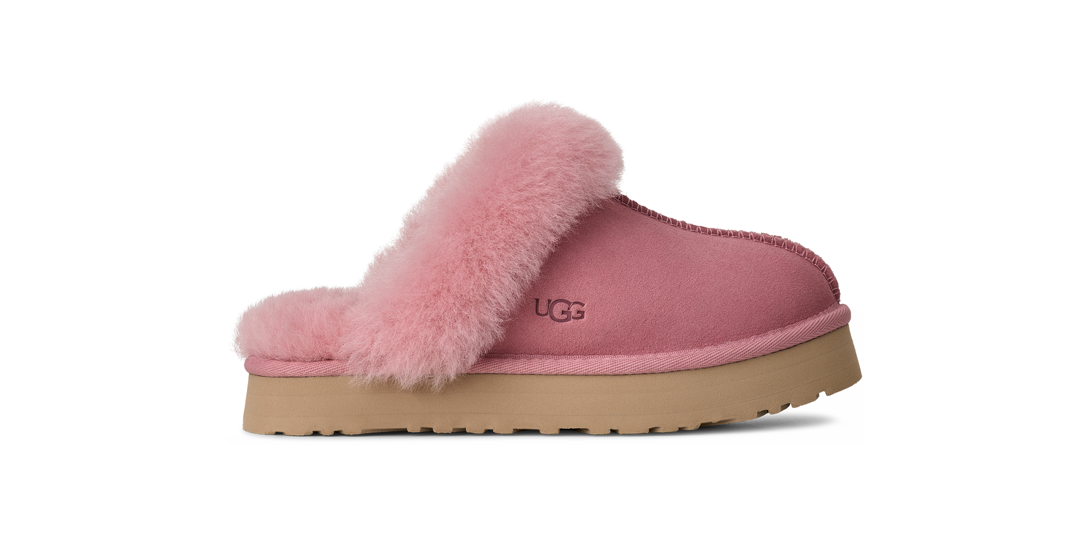 UGG Clog »DISQUETTE«  Pantoffel, Homeslipper mit weichem Fußbett