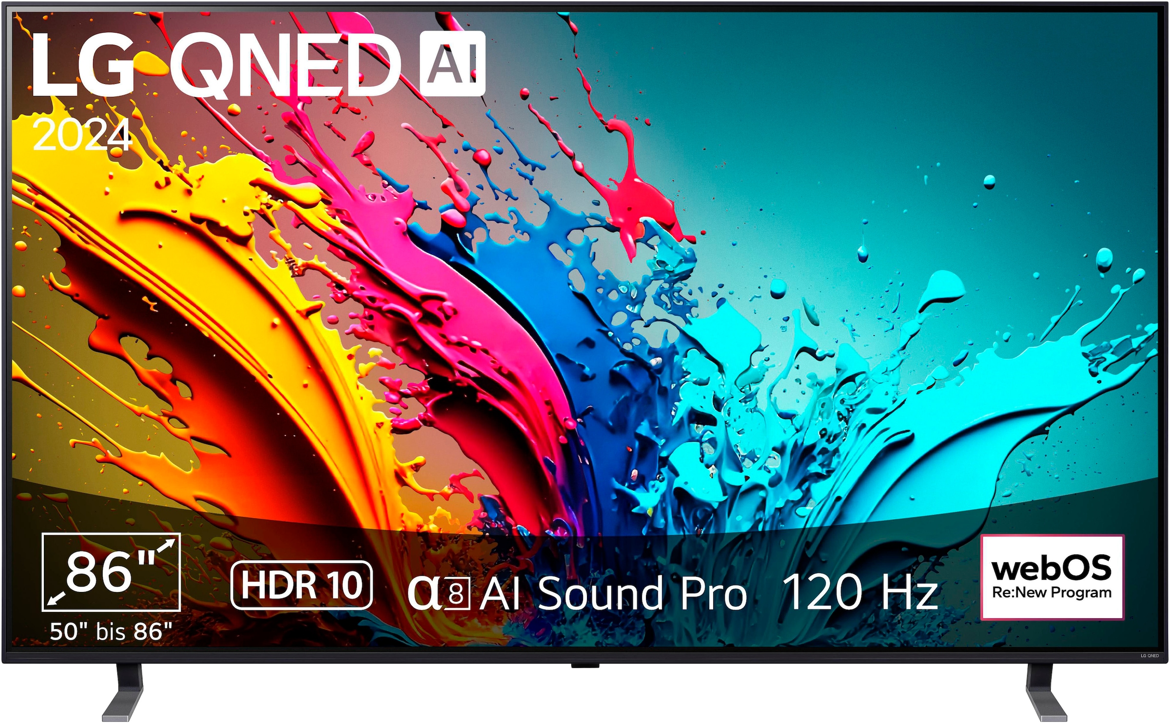 QNED-Fernseher, 217 cm/86 Zoll, 4K Ultra HD, Smart-TV