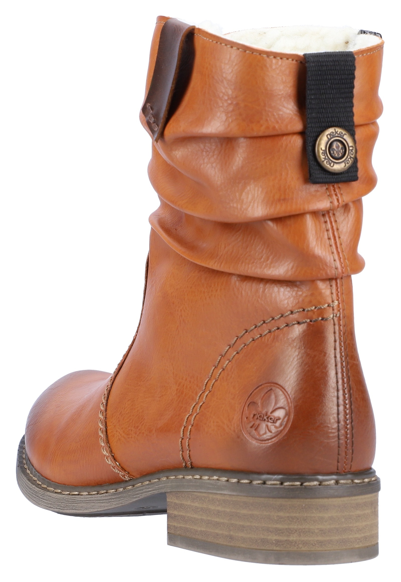 Rieker Winterboots, mit Raffungen am slouchy Schaft