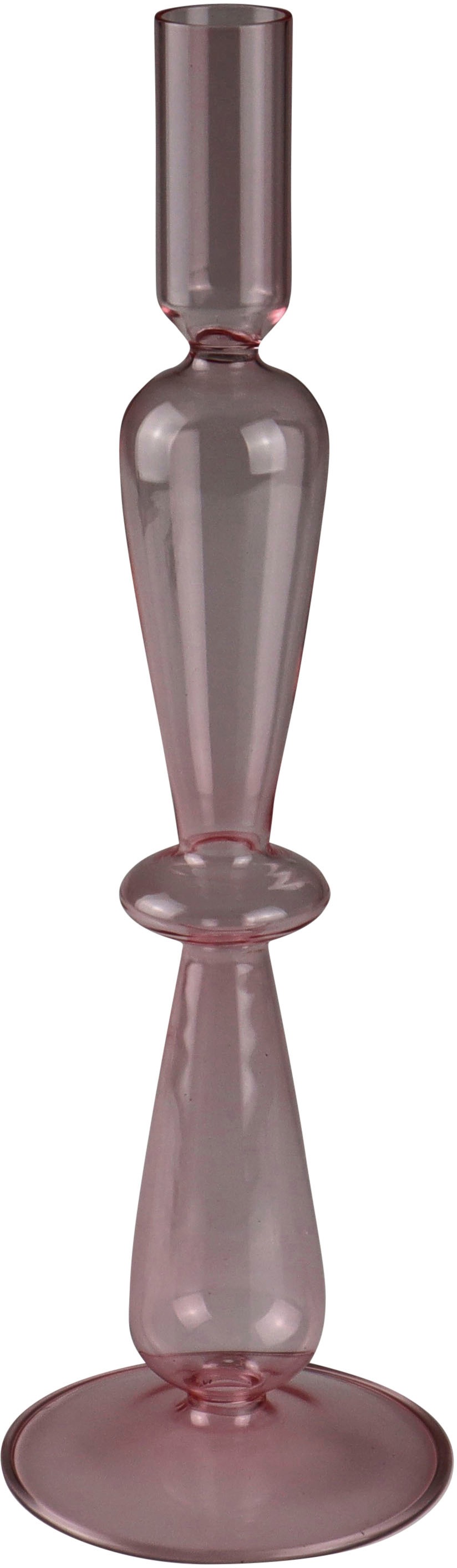 Kerzenhalter »Stabkerzenhalter aus Glas«, (Set, 2 St.), Höhe ca. 29 cm
