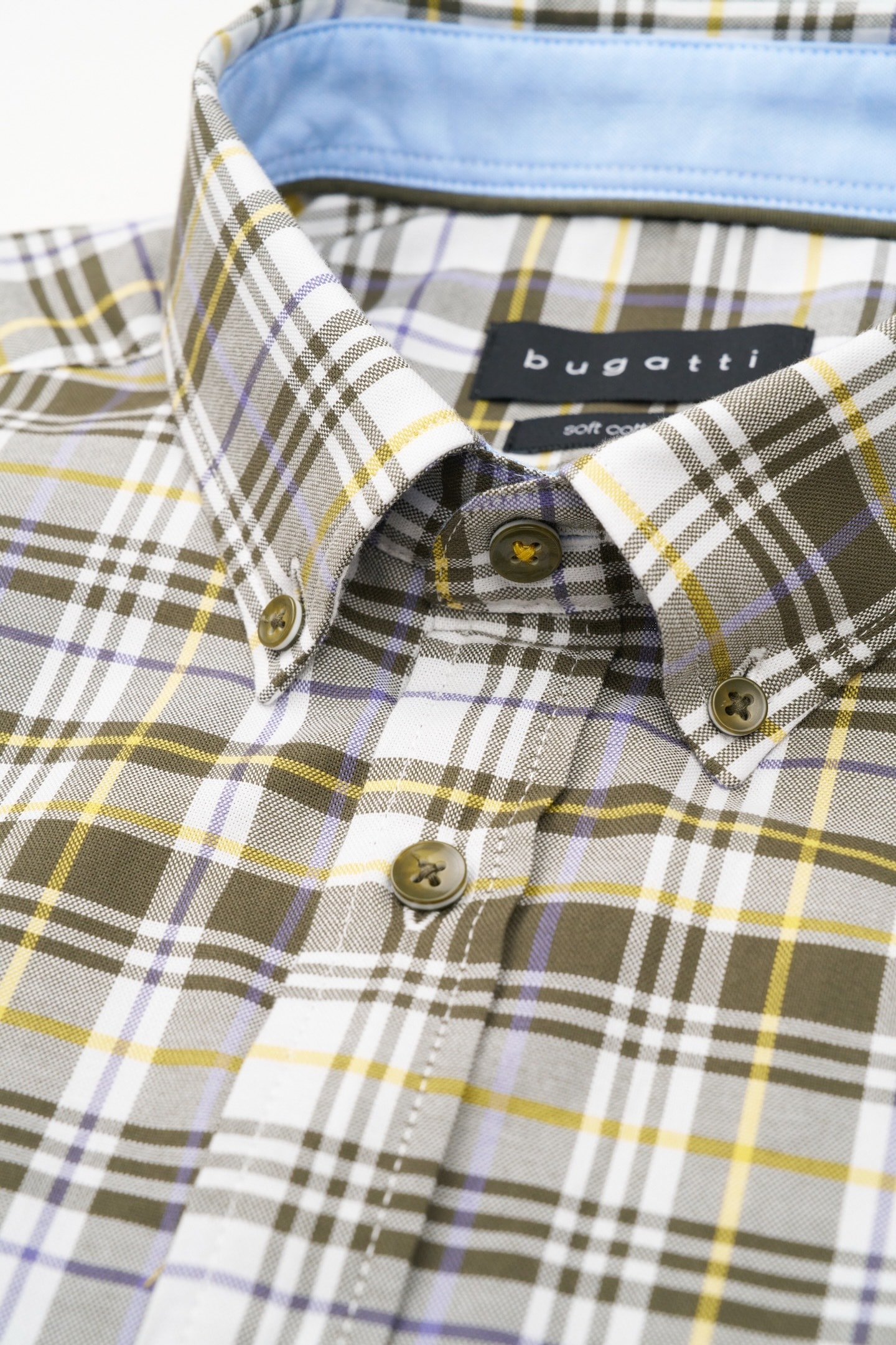 bugatti Langarmhemd, in kariertem Design