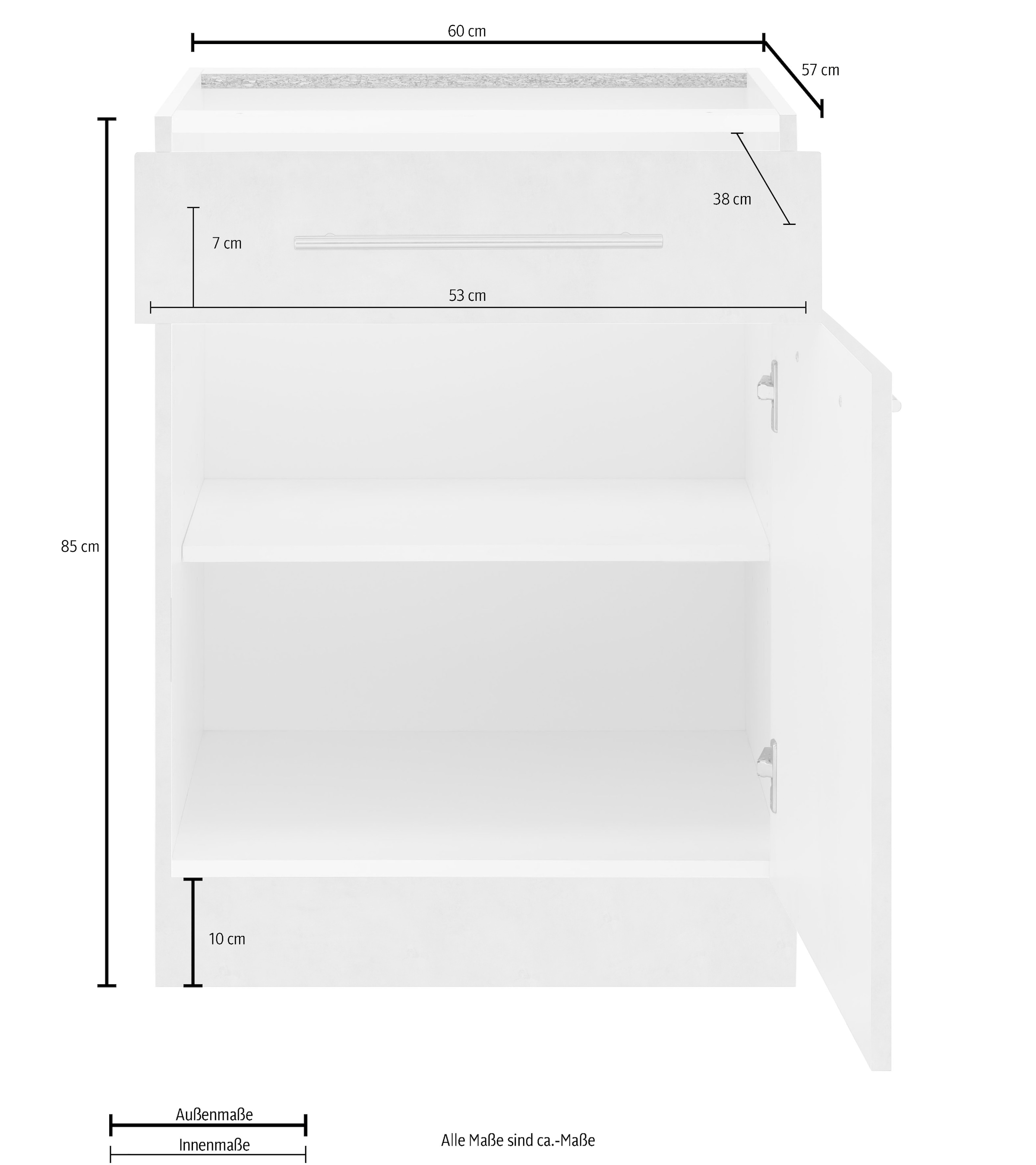 wiho Küchen Unterschrank »Flexi2«, Breite 60 cm bestellen im OTTO Online  Shop