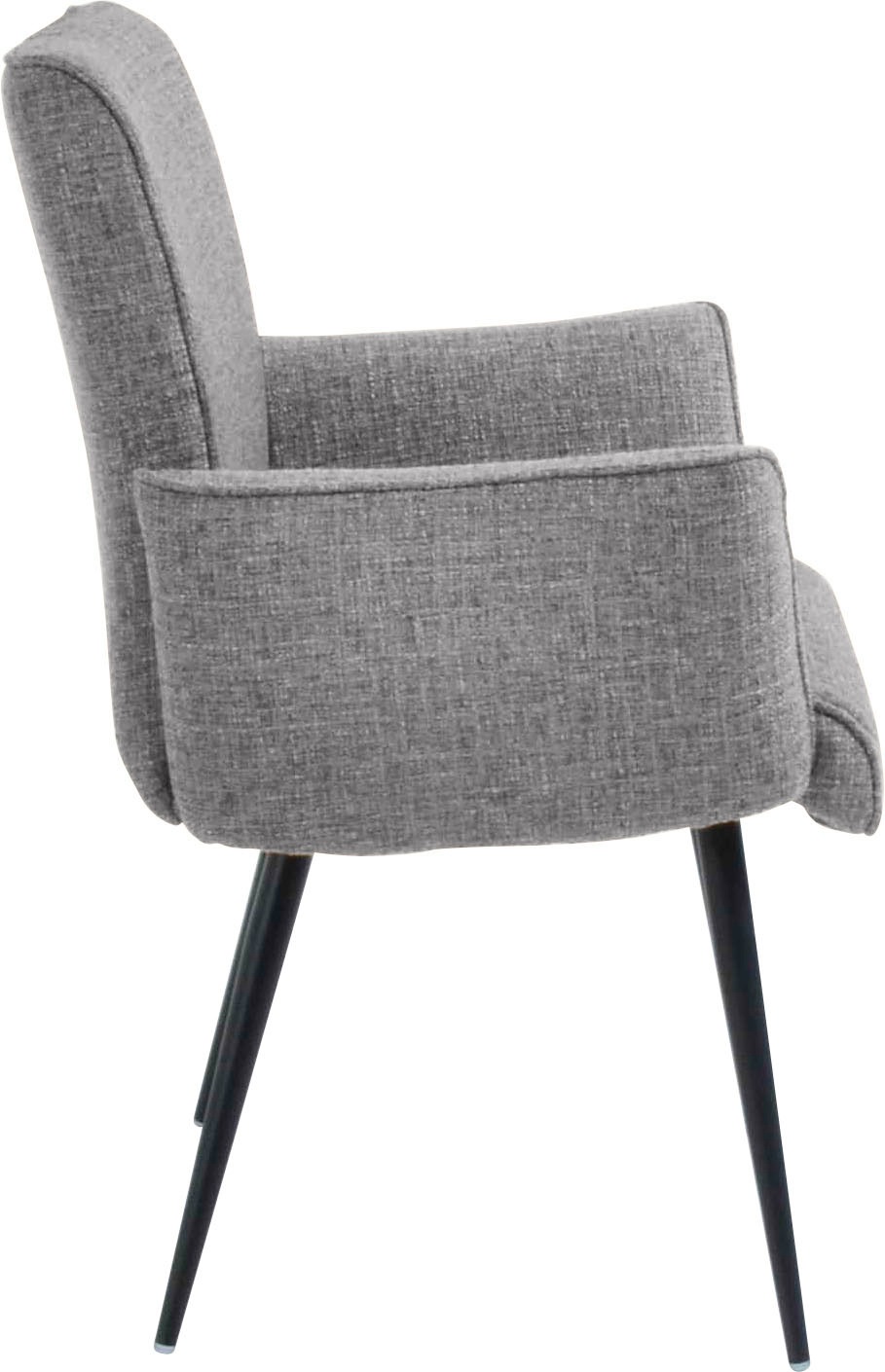 K+W Komfort & Wohnen Armlehnstuhl »Giacomo I« () 1 Stk.4- Fuß-Armlehnenstuhl mit umlaufenden 4mm Keder am Rücken und Sitz