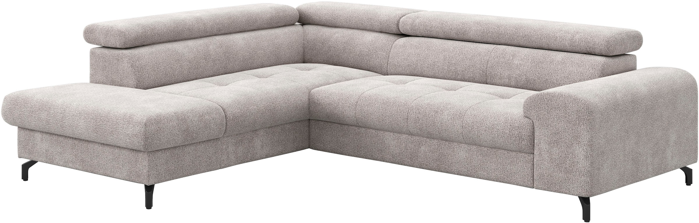 COTTA Ecksofa »Aura L-Form«, mit Schlaffunktion, Bettkasten und Kopfteilverstellung