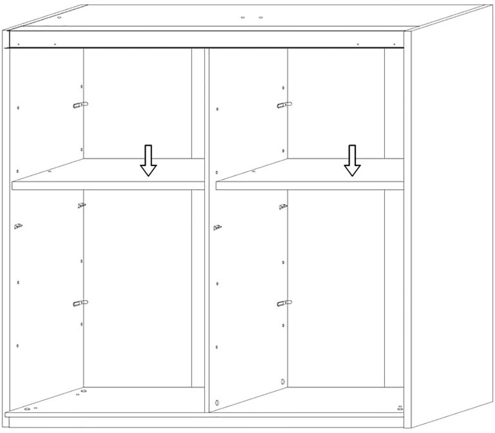 INOSIGN Schwebetürenschrank »Jupiter, Schiebetürenschrank in Steingrau«