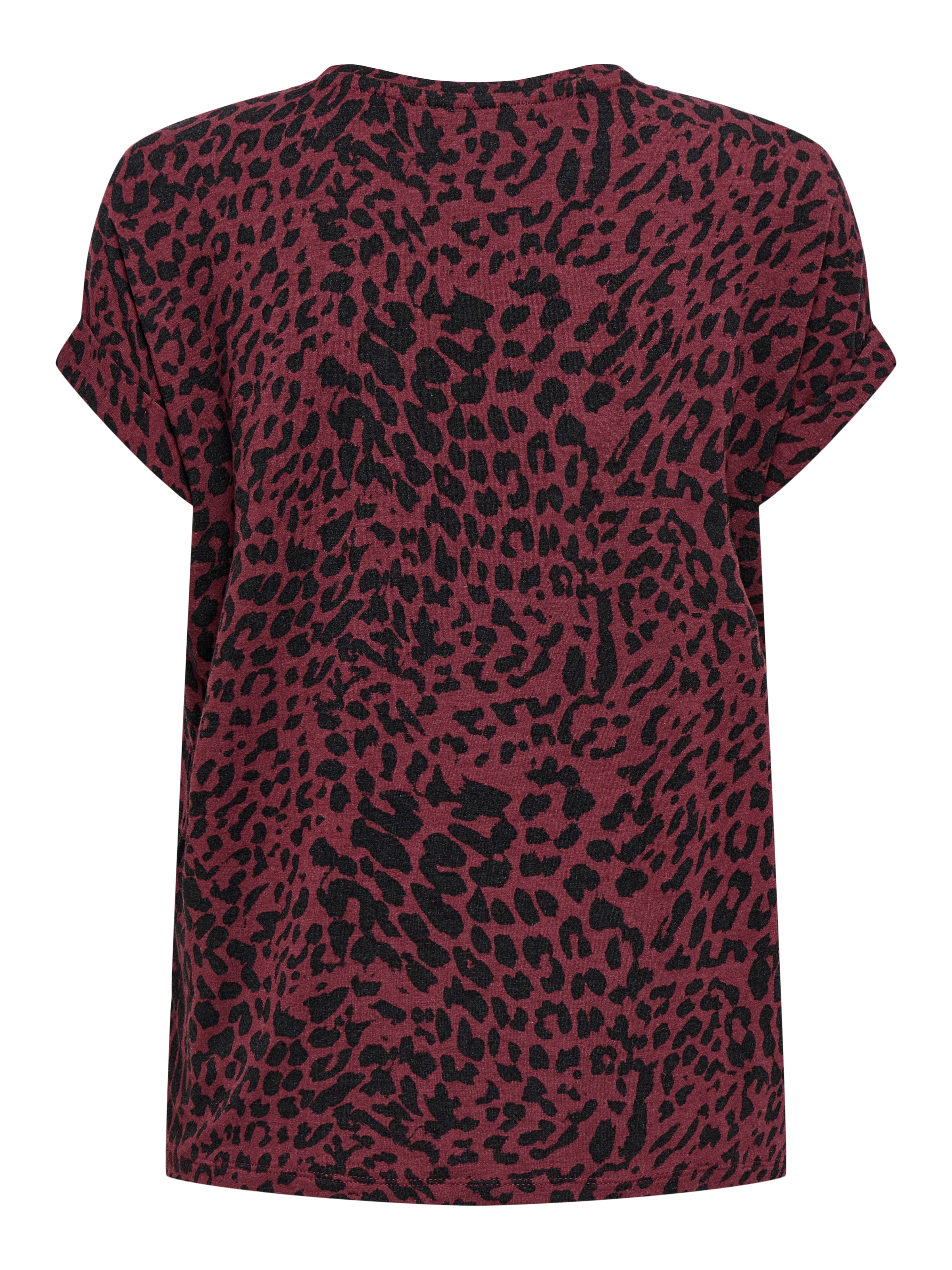 ONLY »ONLMOSTER – Shirt mit Animal-Print und lockerem Schnitt« animal-print, modisch, loose fit, Viskosemischung, Rundhals