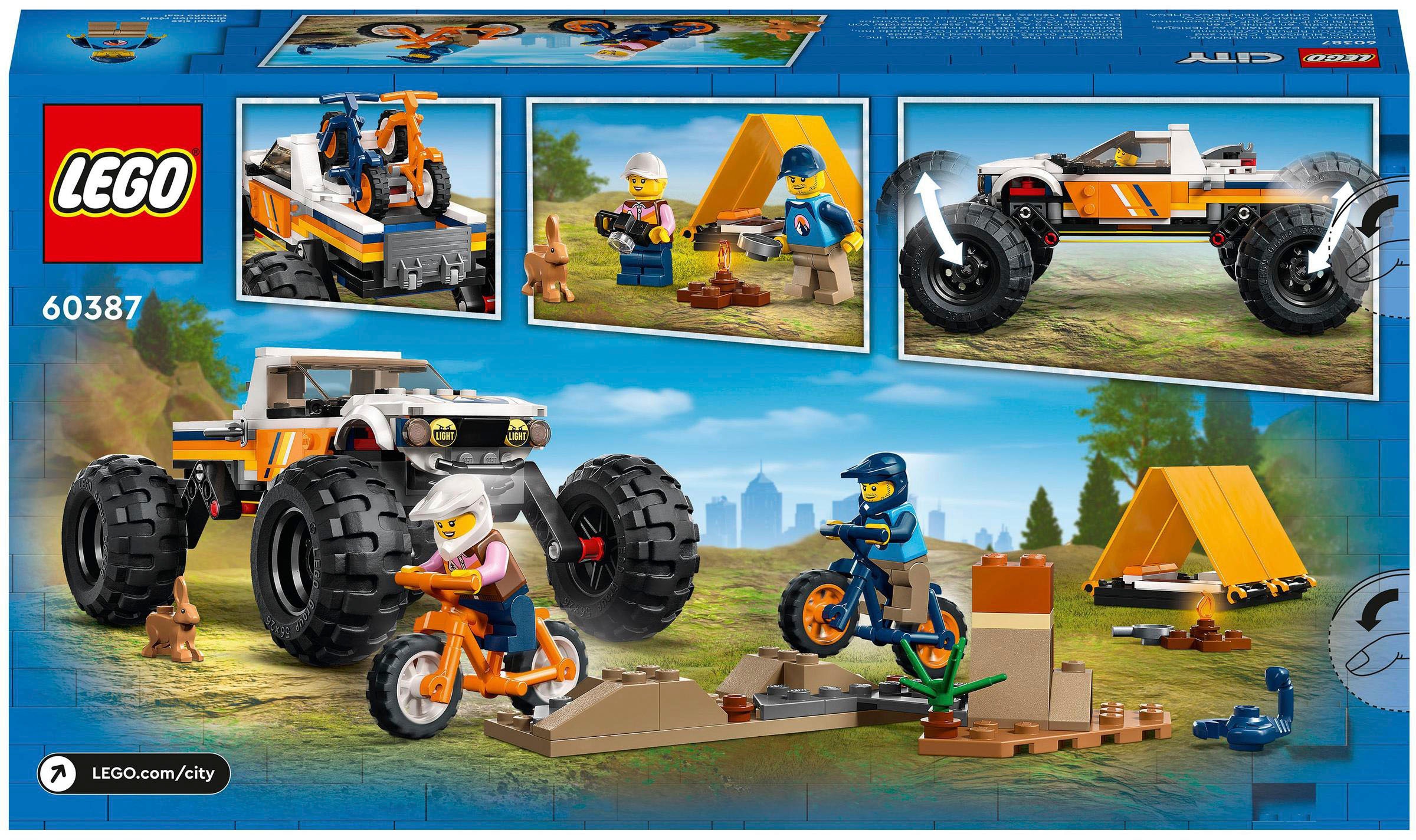 LEGO® Konstruktionsspielsteine »Offroad Abenteuer (60387), LEGO® City«, (252 St.), Made in Europe