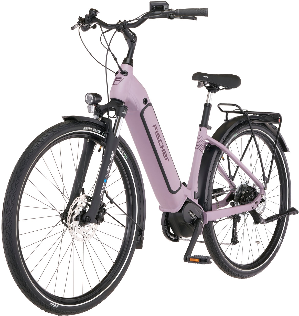 FISCHER Fahrrad E-Bike »CITA 3.3I 522«, 9 Gang, Shimano, Nexus, Mittelmotor 250 W, (Schloss), Pedelec, Elektrofahrrad für Damen u. Herren