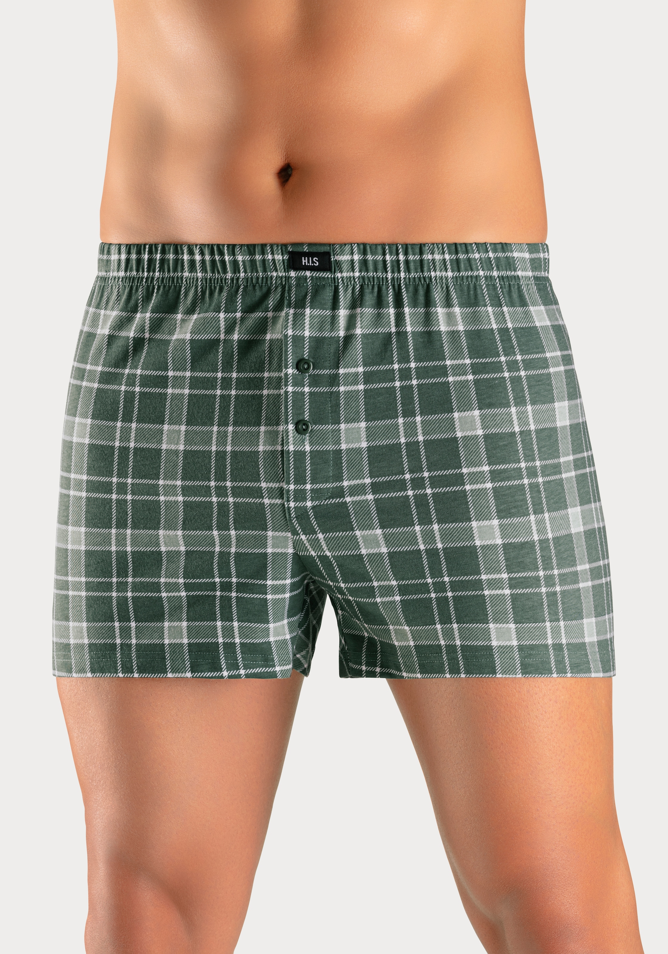 H.I.S Boxer »Boxershorts für Herren«, (Packung, 2 St.), in weiter Passform