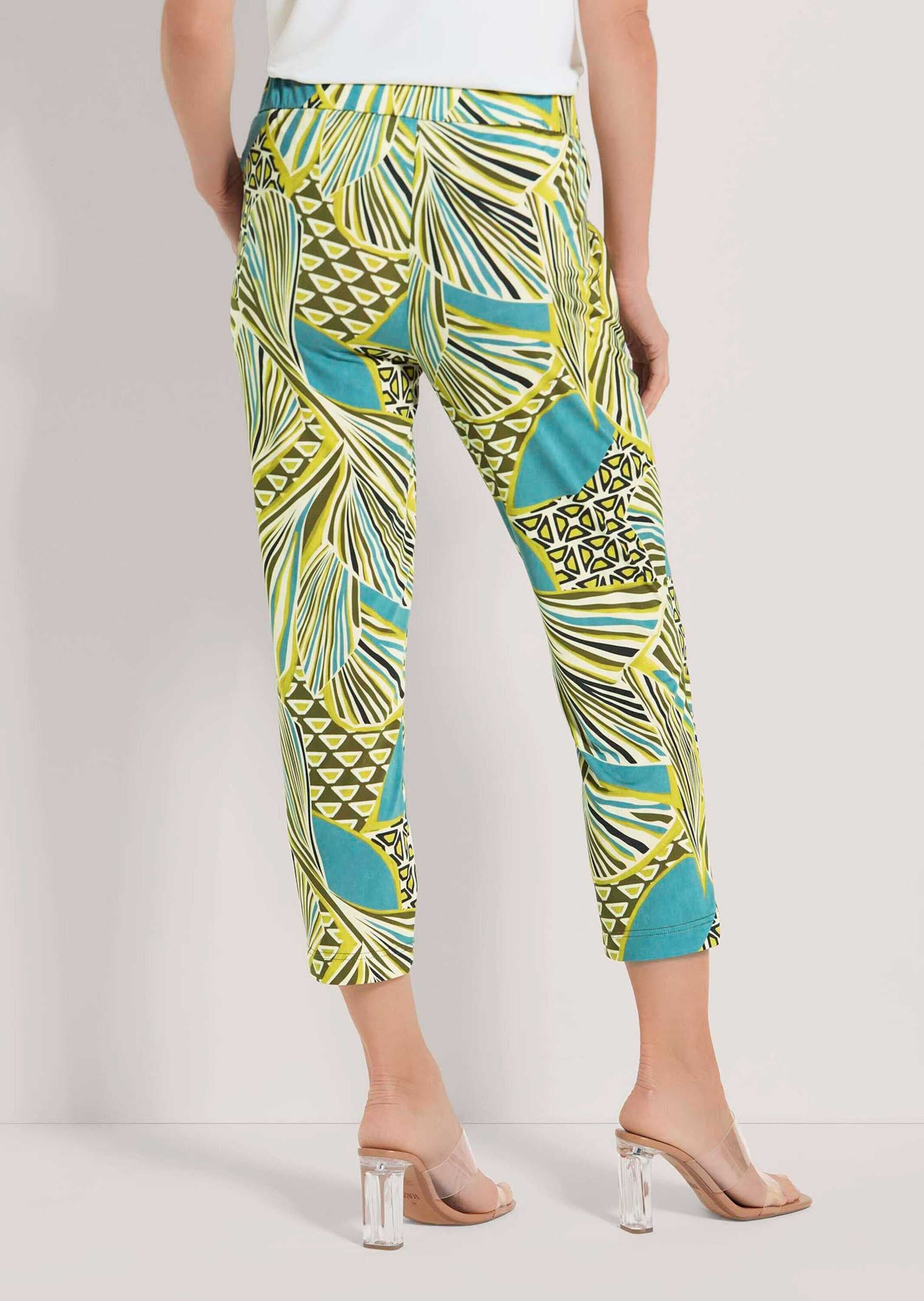 MADELEINE Schlupfhose »7/8 Hose Farbige Schlupfhose mit grafischem Print«