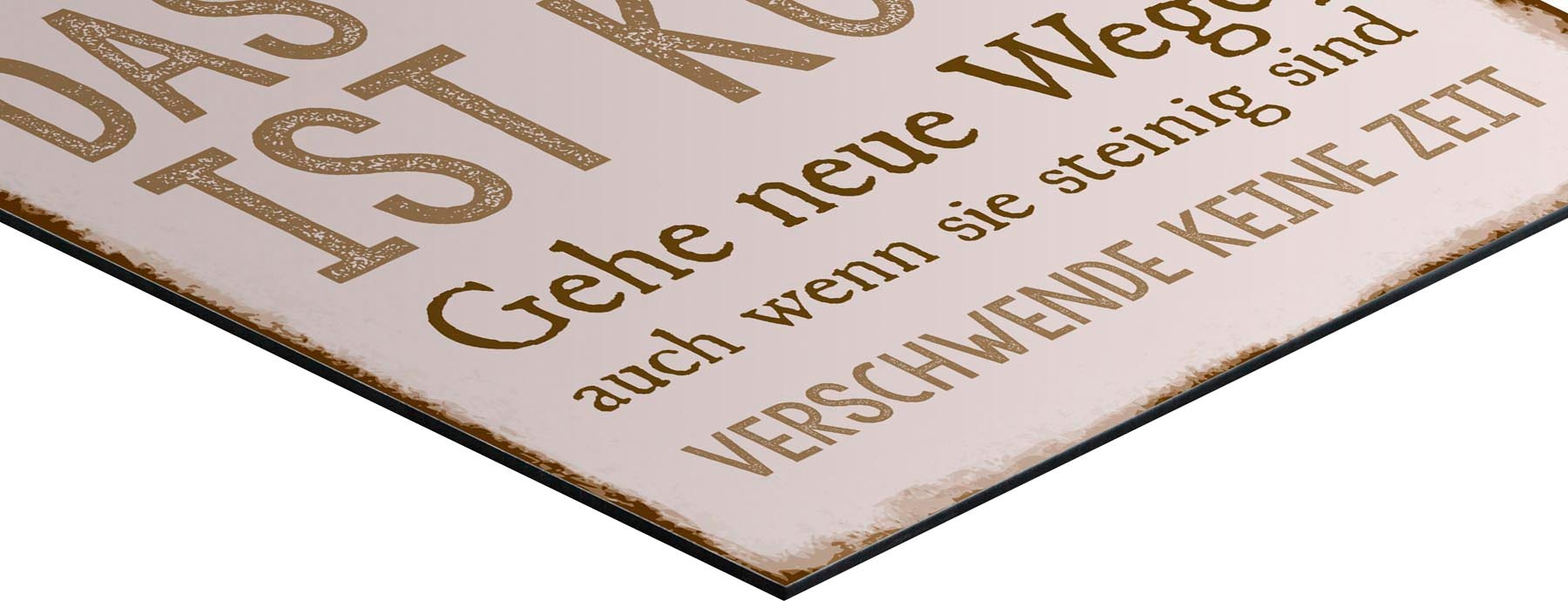 Reinders! Deco-Panel »Das Leben«, Spruch 30x90 cm