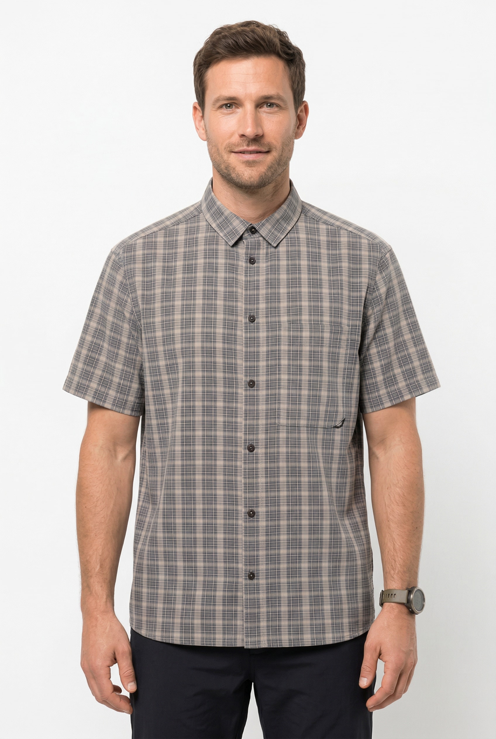 Jack Wolfskin Funktionshemd »MESETA SHIRT M« mit zwei Brusttaschen, schnell trocknend, atmungsaktiv