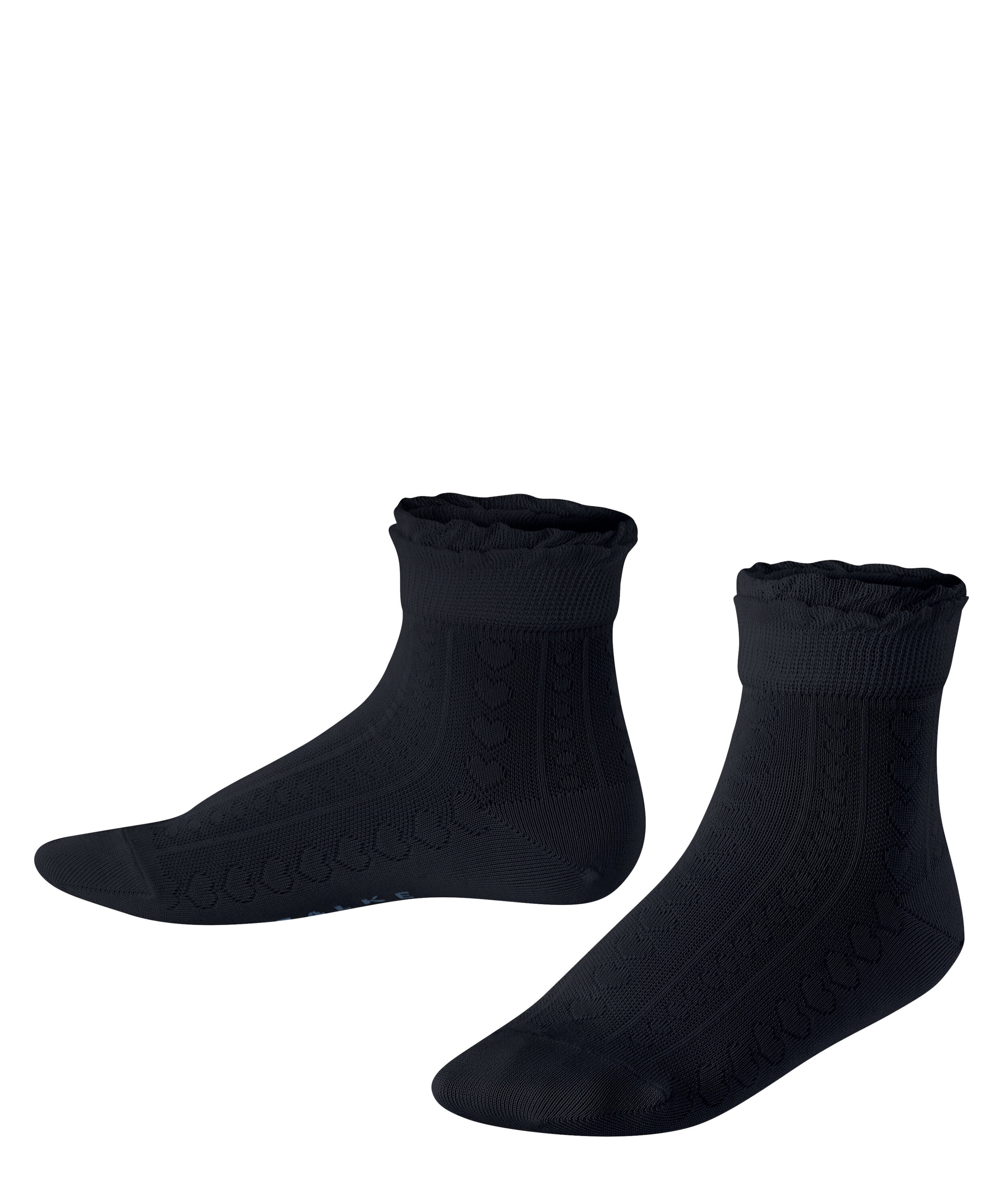 FALKE Socken »Romantic Net« mit feiner Ajourmusterung, für Kinder, aus Fil d’Écosse Baumwolle