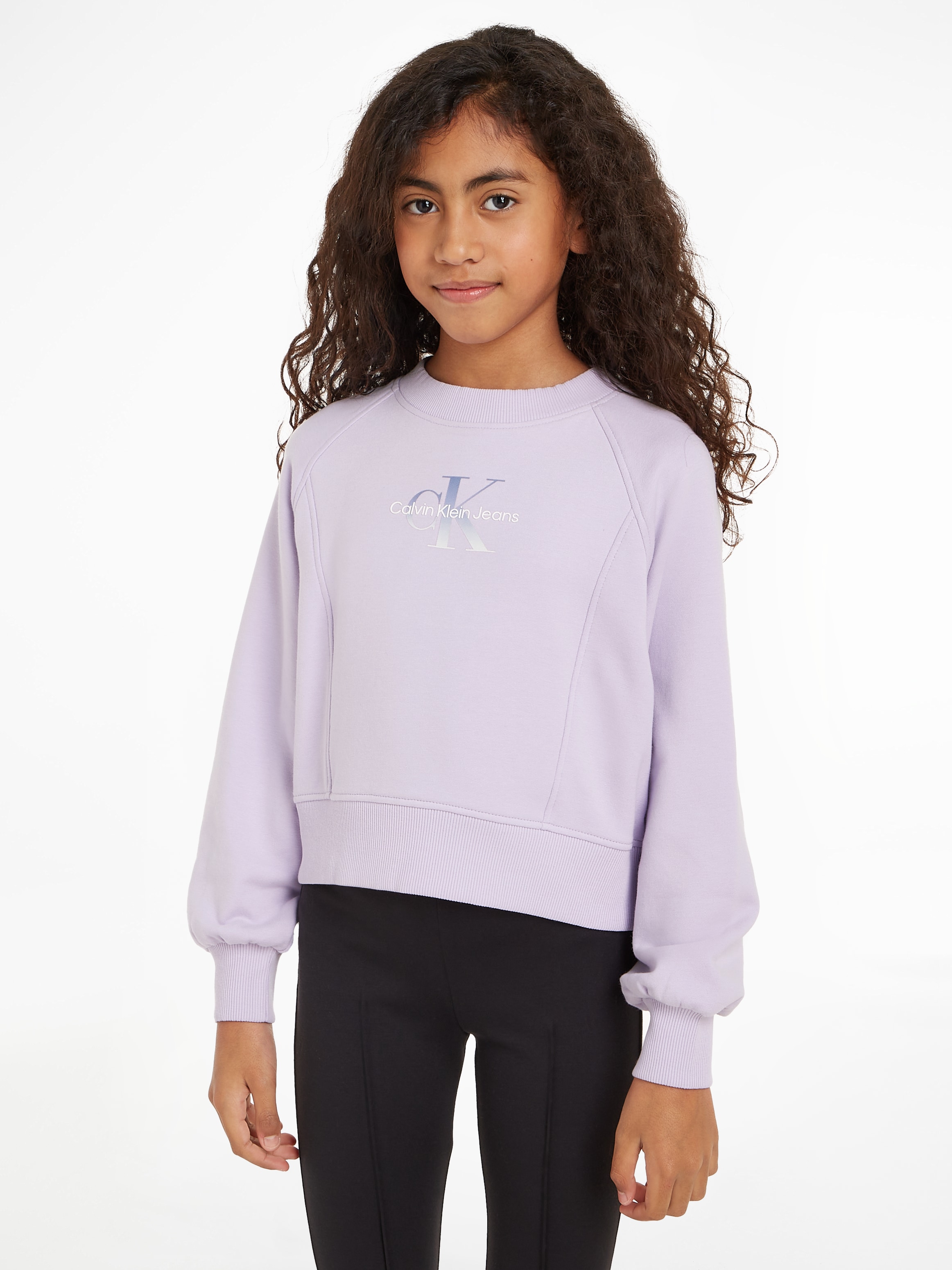 Calvin Klein Jeans Sweatshirt »GRADIENT MONOGRAM CN SWEATSHIRT«, für Kinder bis 16 Jahre