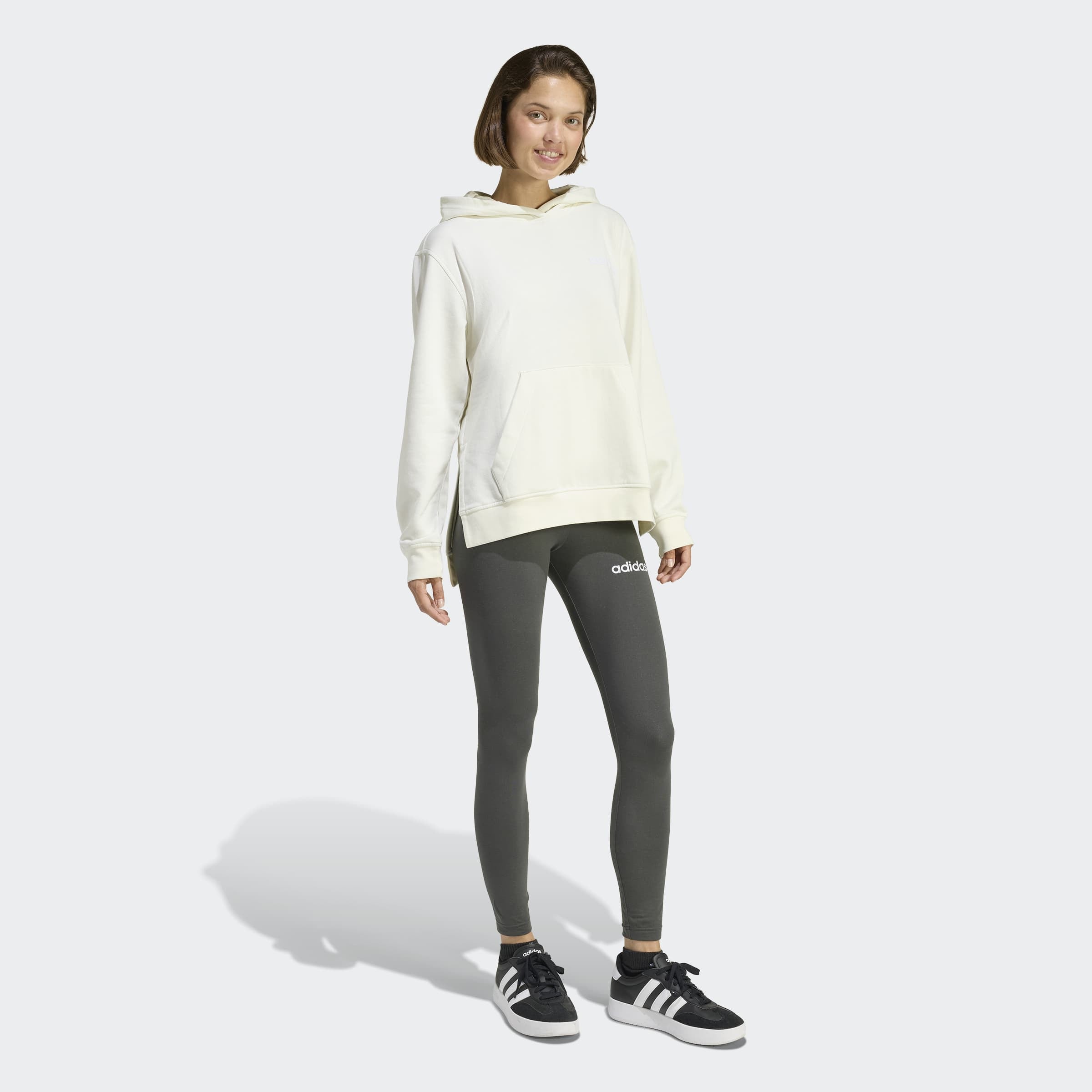 adidas Sportswear Trainingsanzug »W LEISURE TS« 2 zweiteiliges Set, für Erwachsene, aus Baumwolle